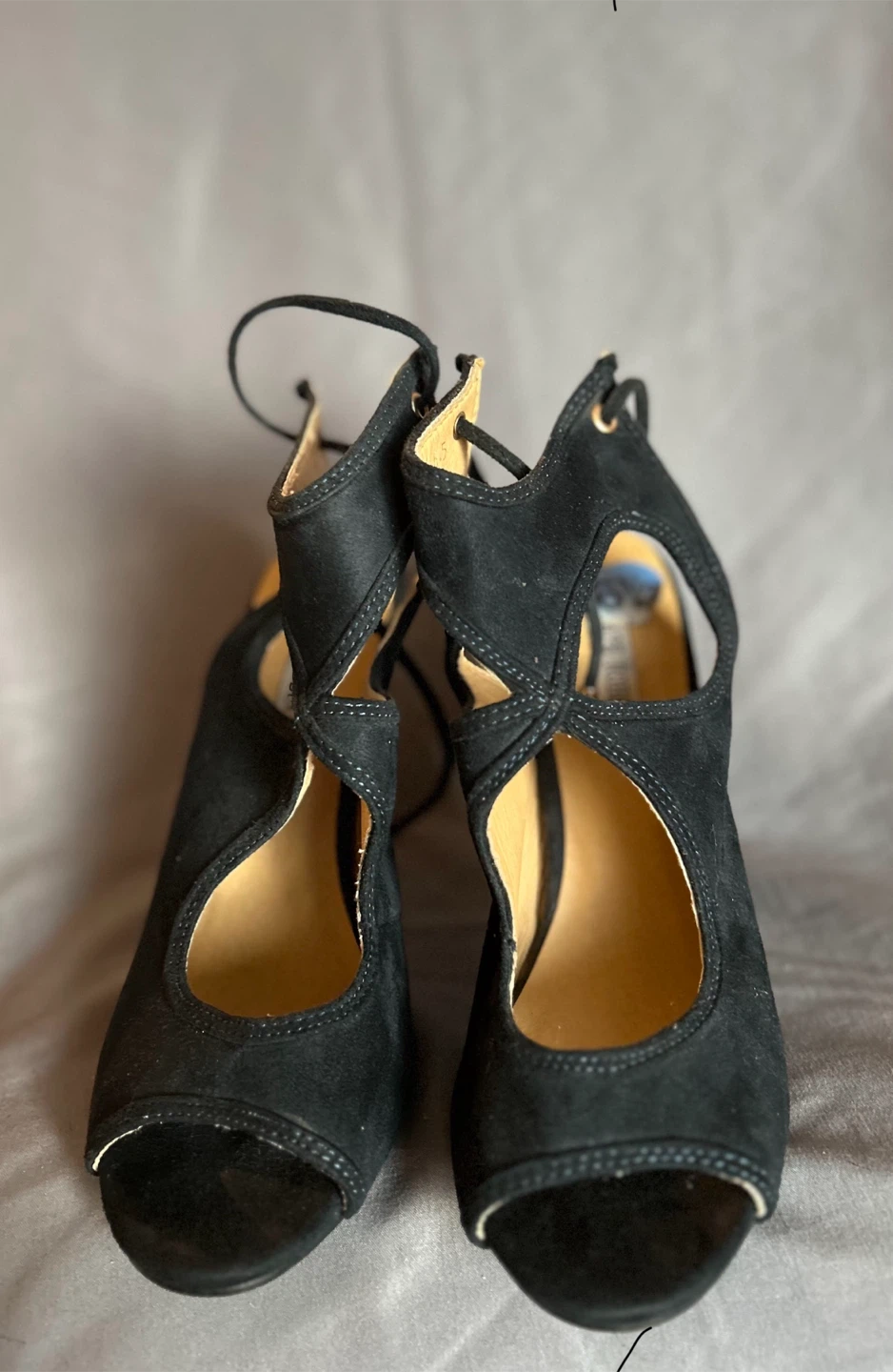 Cape Robbin Dark Blue Suede Heels - photo 2