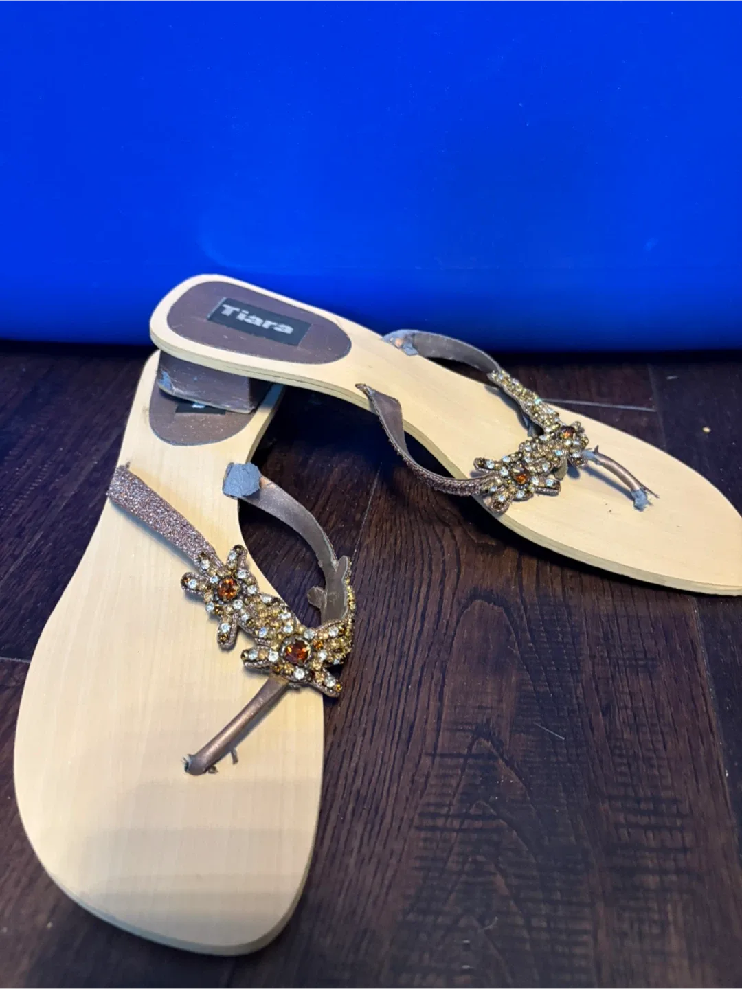 Tiara Flip Flops with Embellishments image indicator(2)