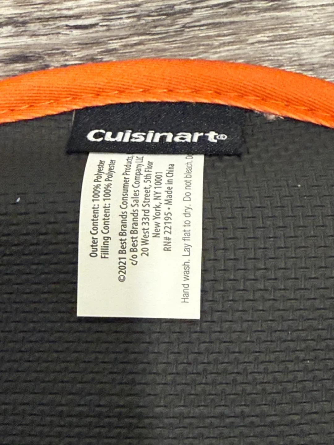 New Cuisinart Oven Mitt & Pot Holder Set - Pumpkin Print image indicator(4)
