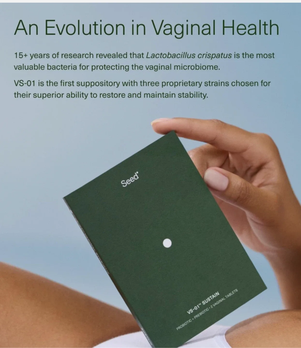 Seed VS-01 Vaginal Synbiotic 2-Month Starter Kit image indicator(5)