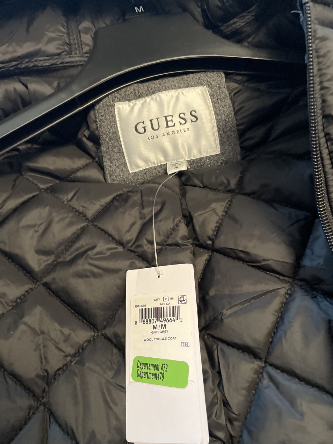 Guess Wool Toggle Coat - Size M - photo 3