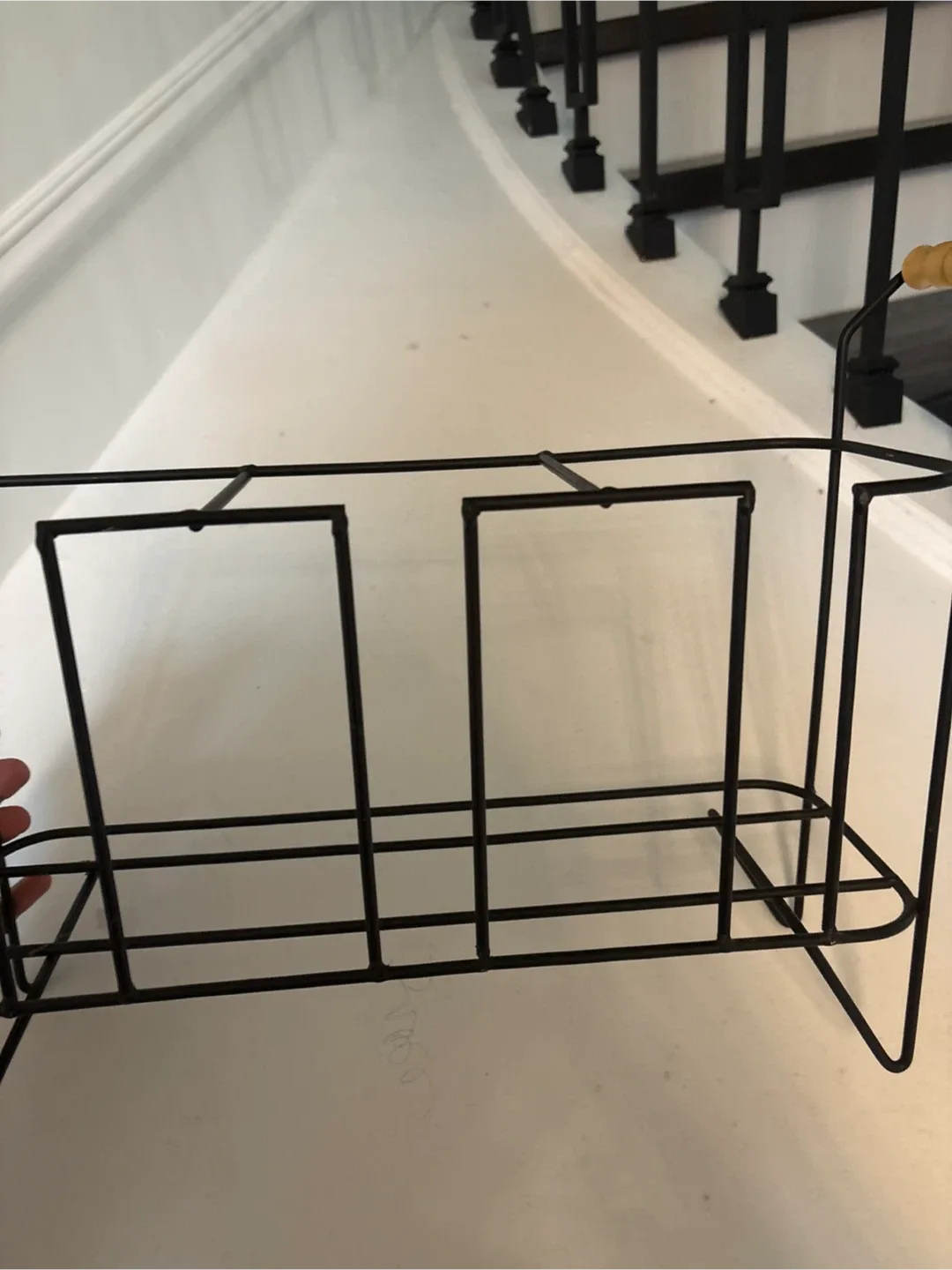 Black Metal Toilet Paper  Carrier