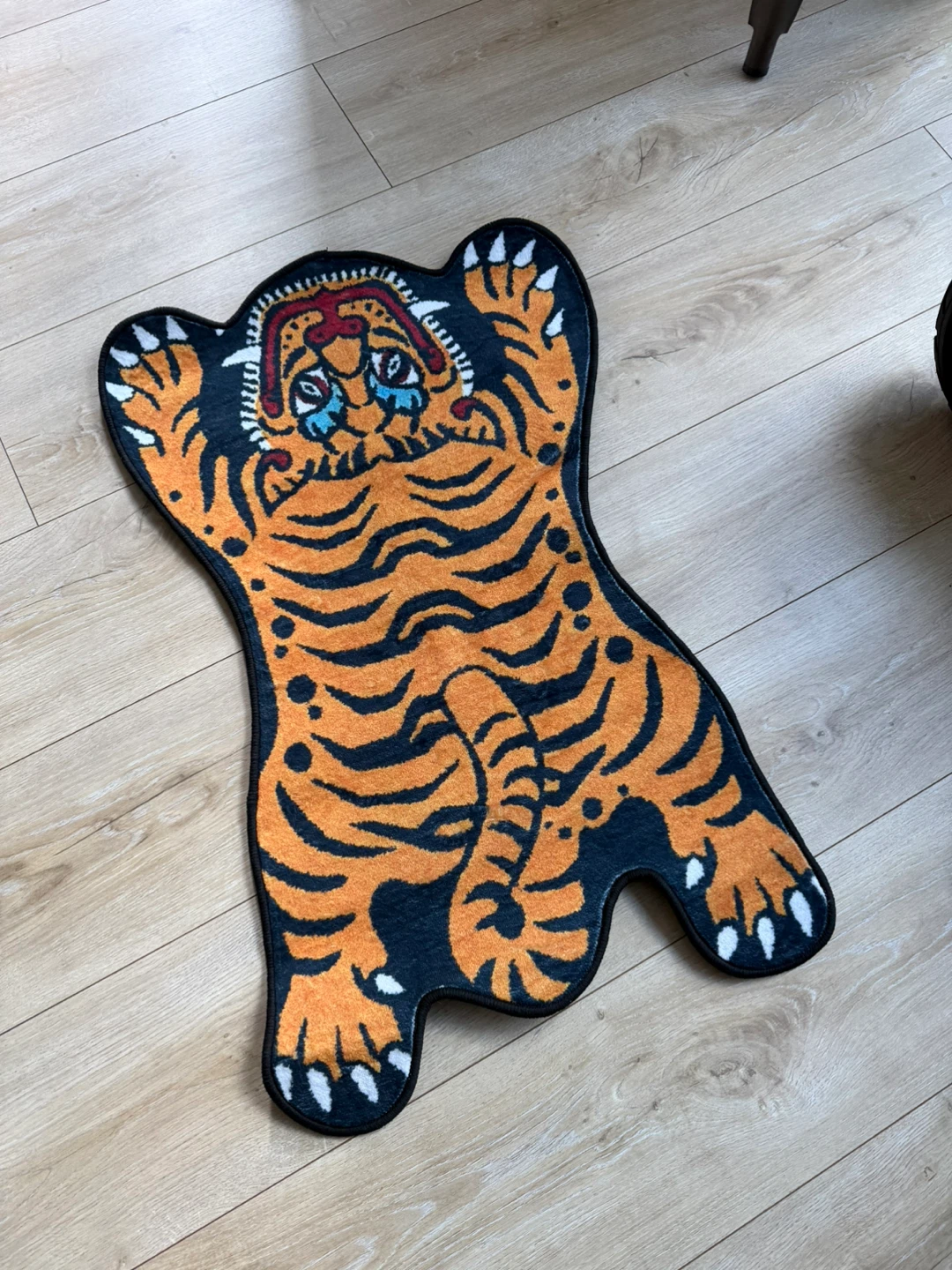 Tiger Rug - Orange & Black