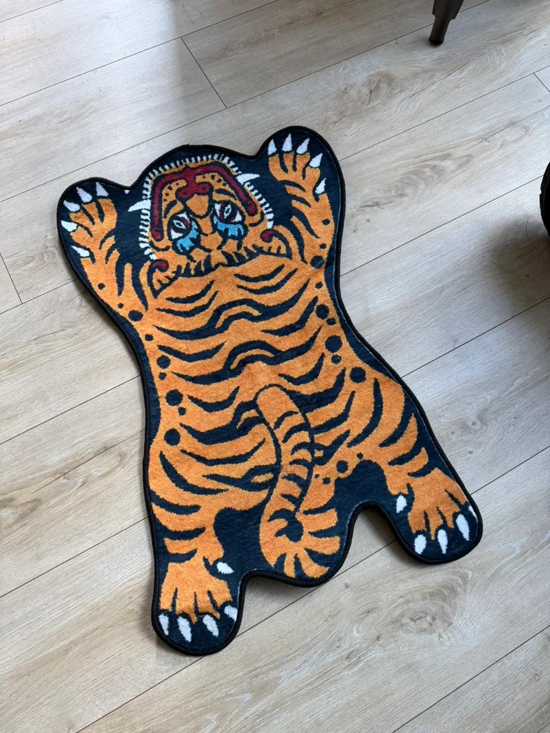 Tiger Rug - Orange & Black