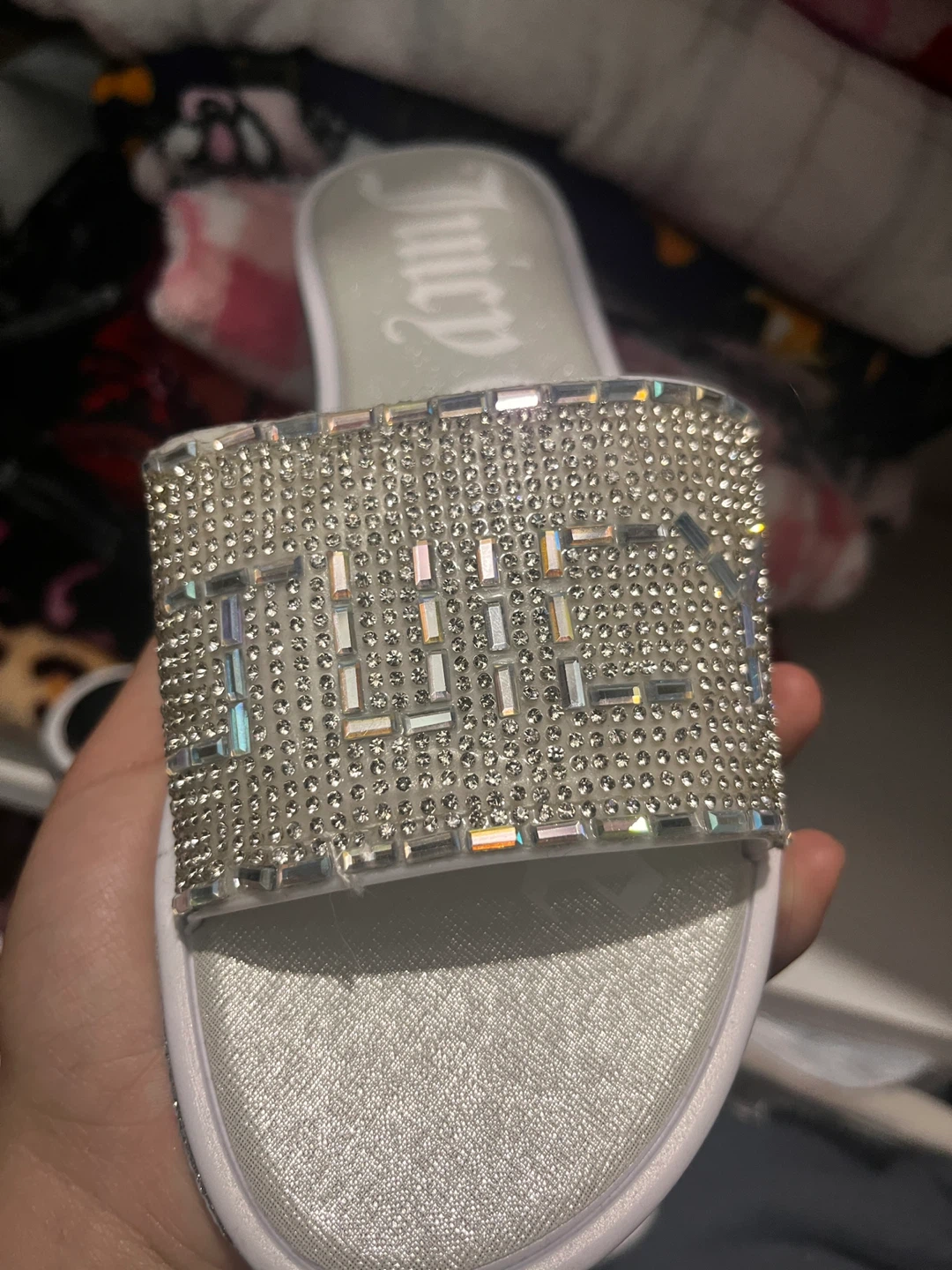 Juicy Couture Embellished Slides - Size 6 - photo 2