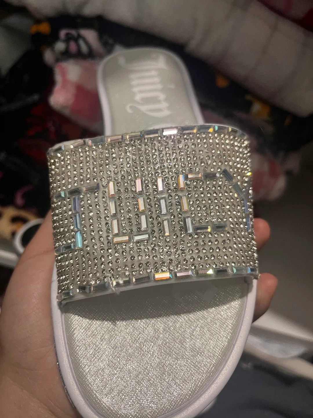 Juicy Couture Embellished Slides - Size 6 image indicator(2)