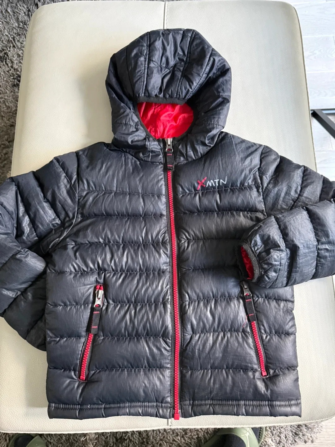 XMTN Black Puffer boy Jacket Size 6 thumbnail