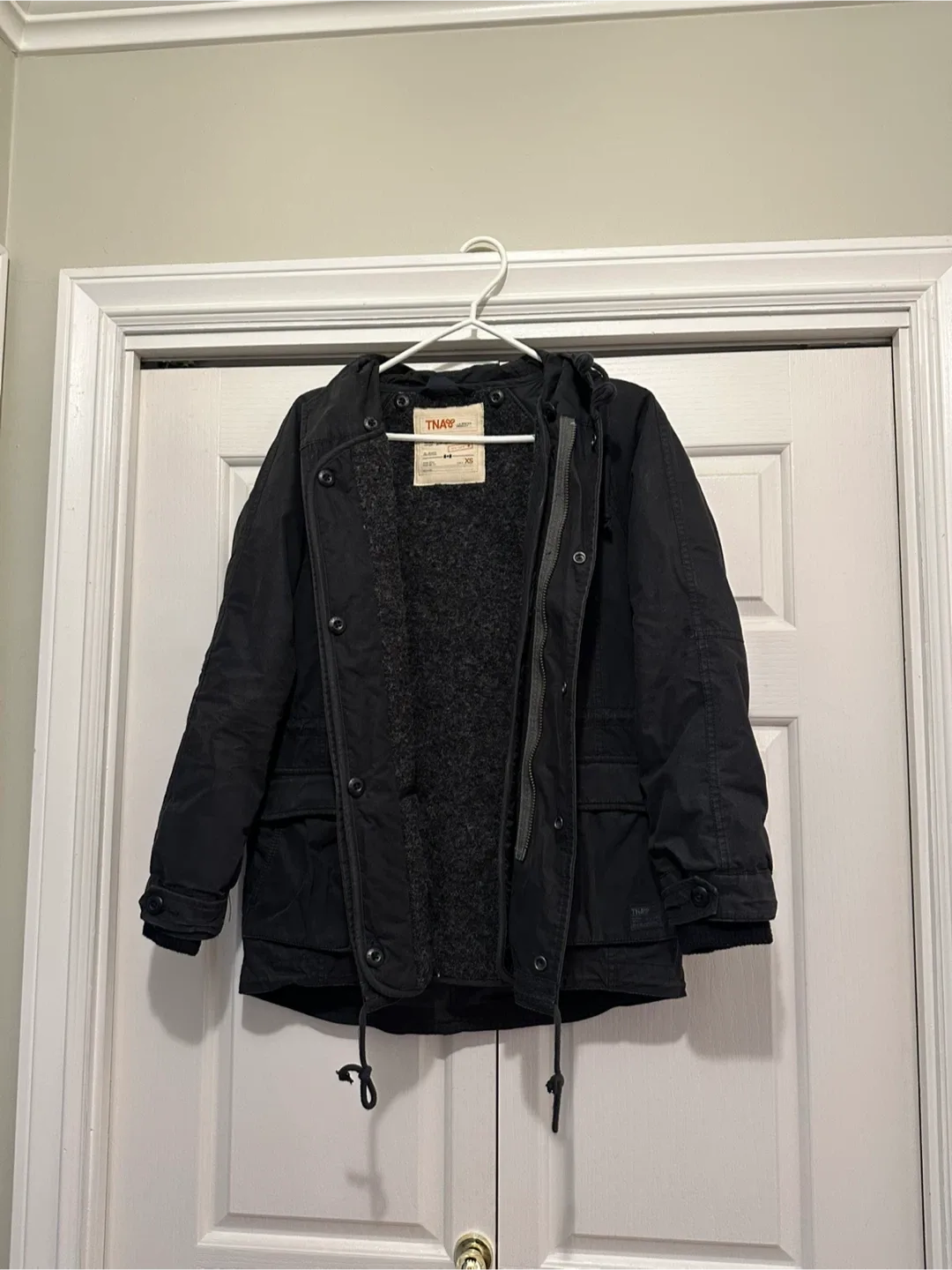 TNA Black Winter Jacket Size XS image indicator(2)