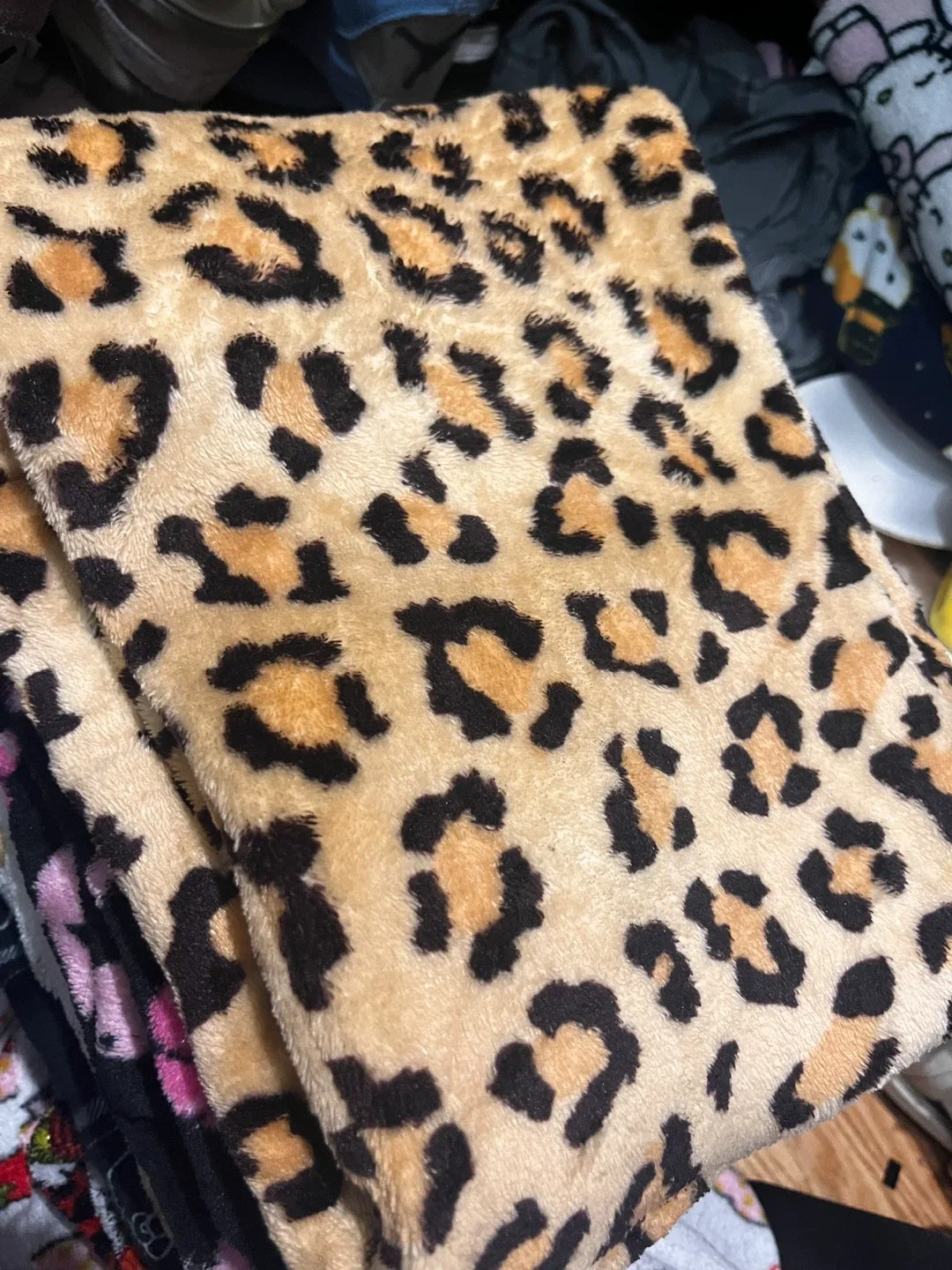 Weekending Leopard Print Pajama Pants - Size Large thumbnail