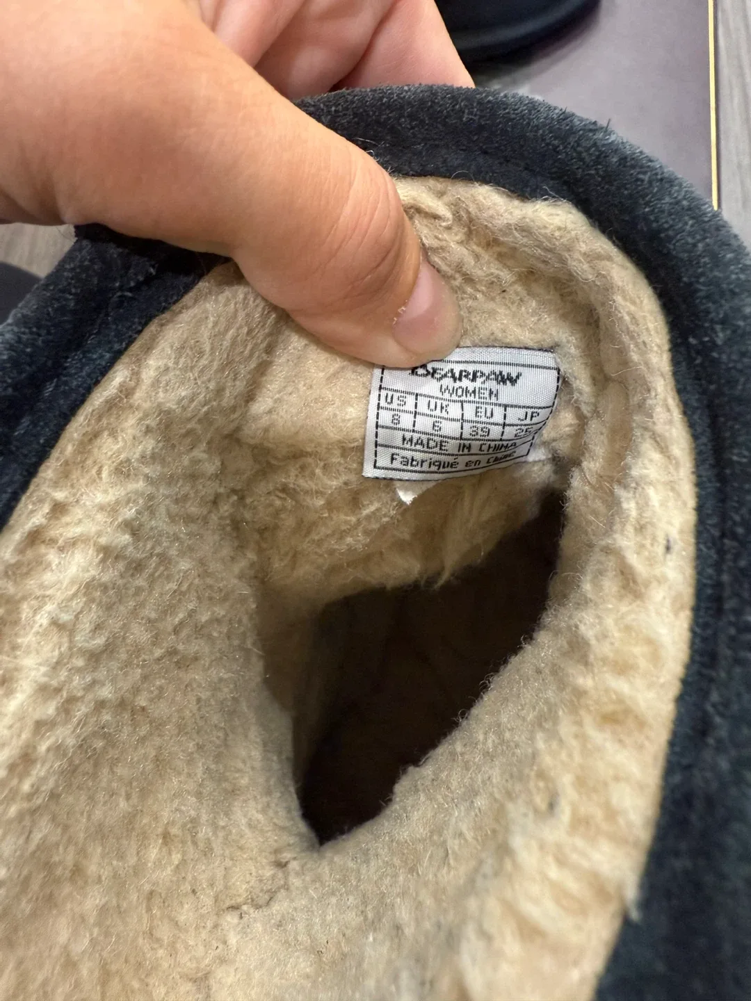 Bearpaw Colby Suede/Barret Wool Boots (8 US) image indicator(6)