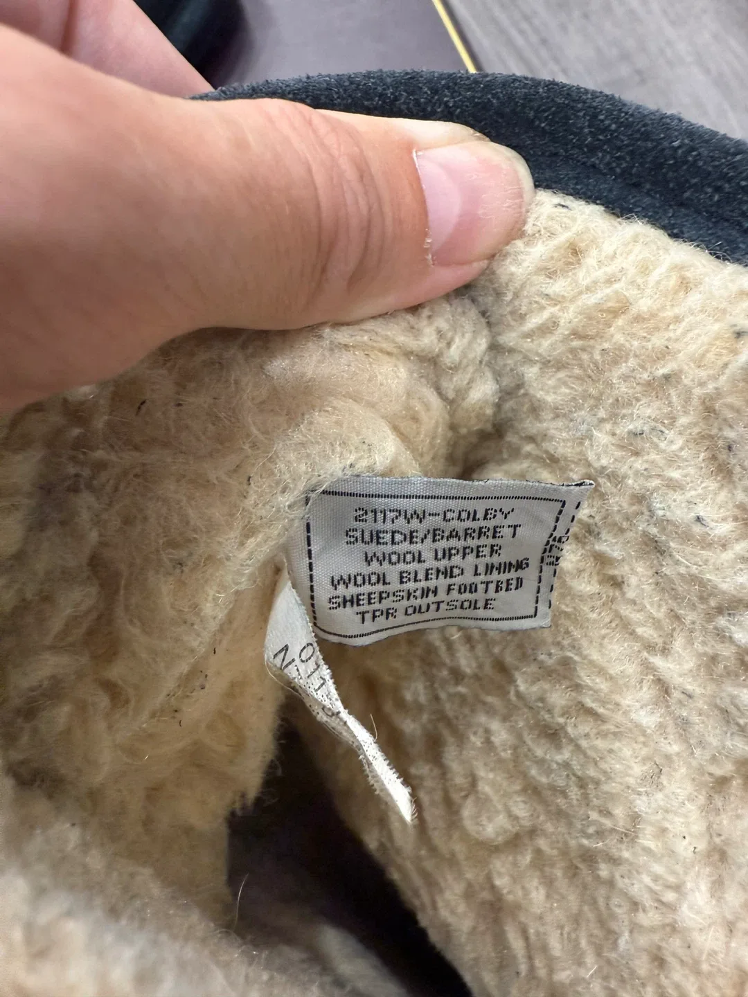 Bearpaw Colby Suede/Barret Wool Boots (8 US) image indicator(5)