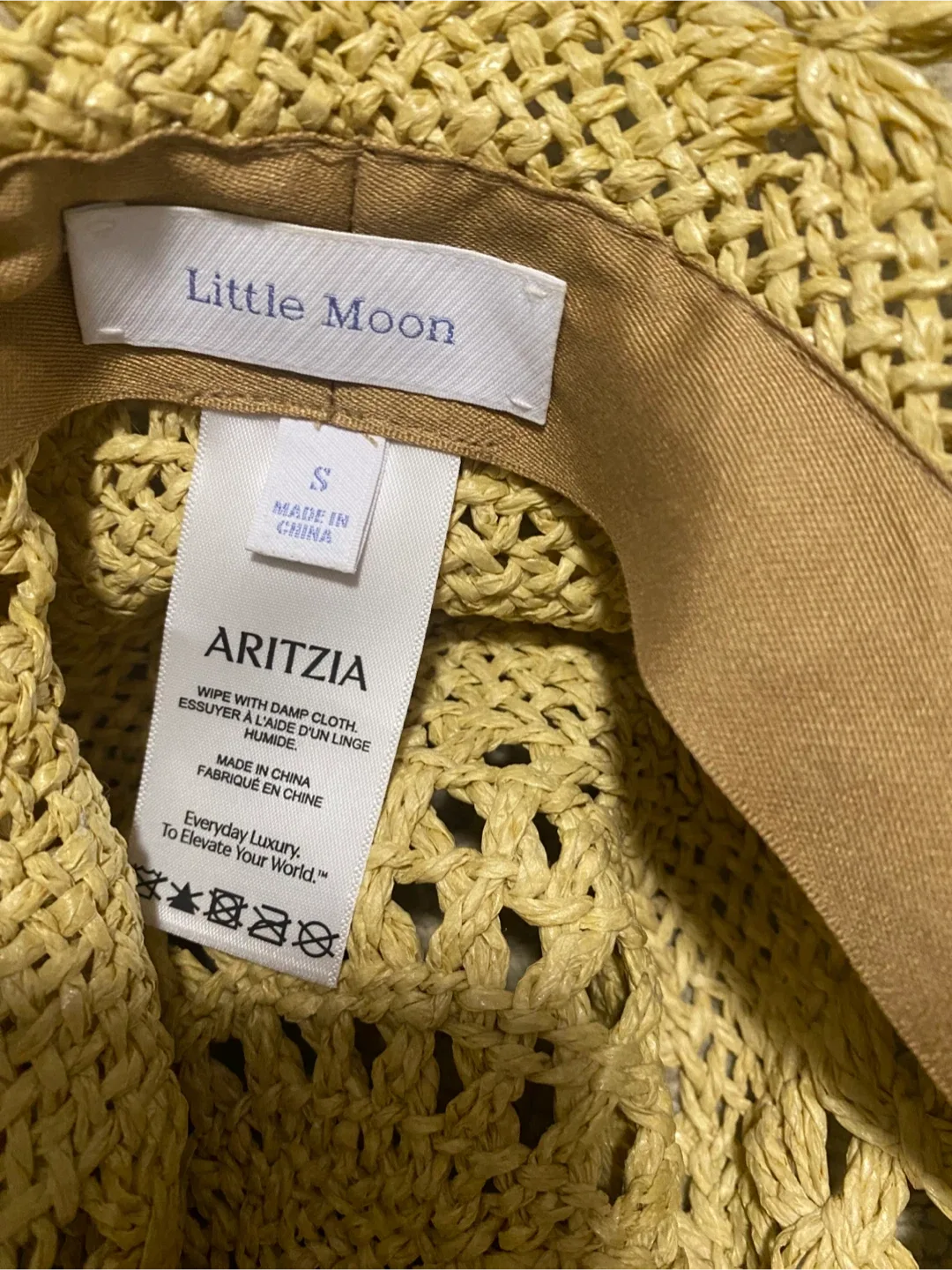 Aritzia Little Moon straw Hat - Size S image indicator(4)