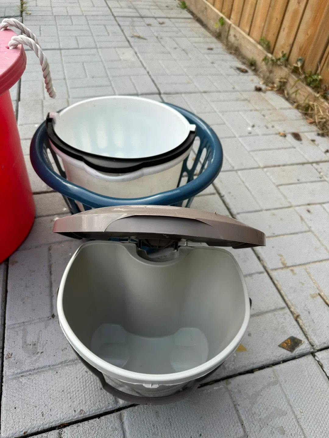 Assorted Used Buckets & Laundry Basket- all for 25$ image indicator(7)