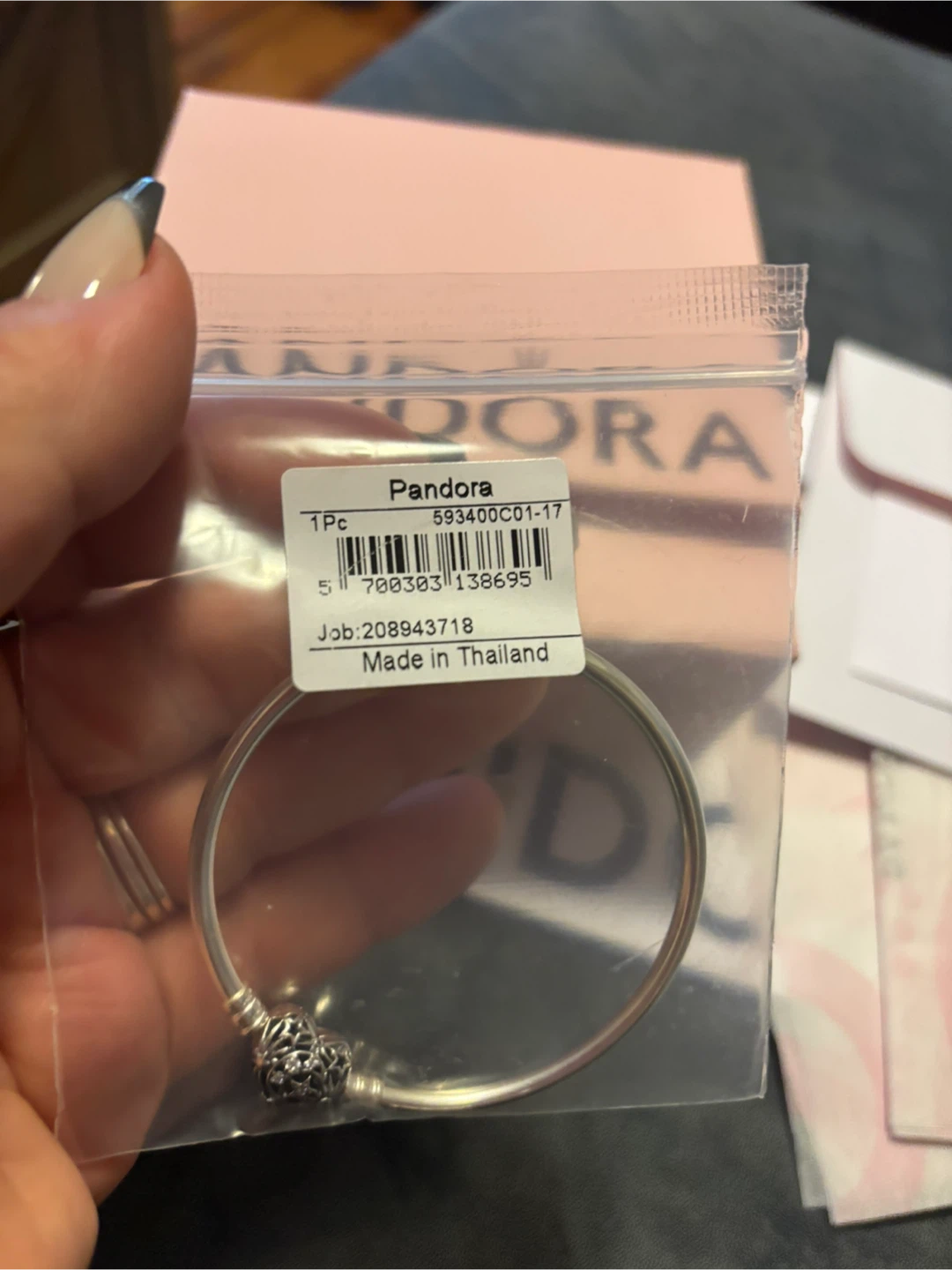 New Pandora Heart Clasp Bangle - photo 4