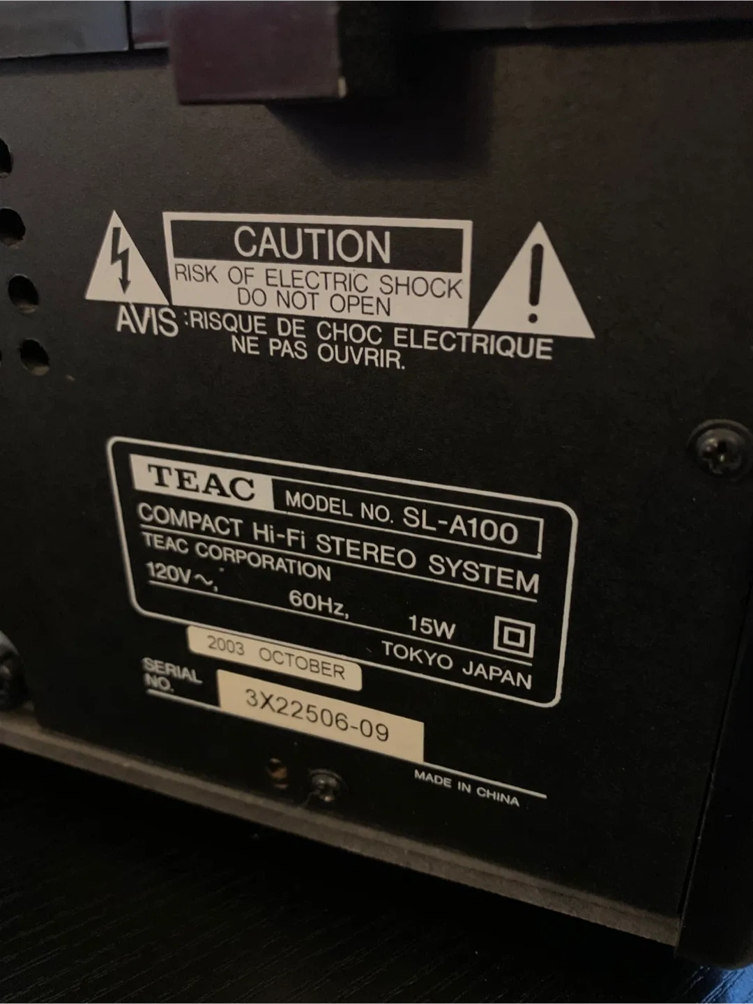 Retro Style-TEAC SL-A100 Compact Hi-Fi Stereo System image indicator(5)