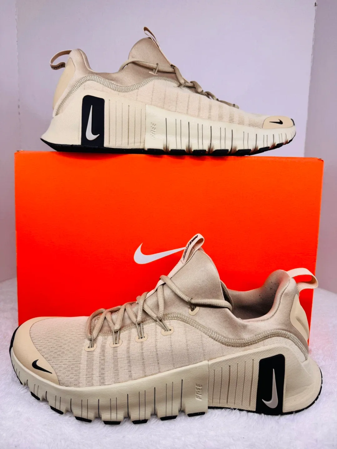 NEW Nike Free Metcon 6 Training Shoes Sz 12 Desert Khaki thumbnail