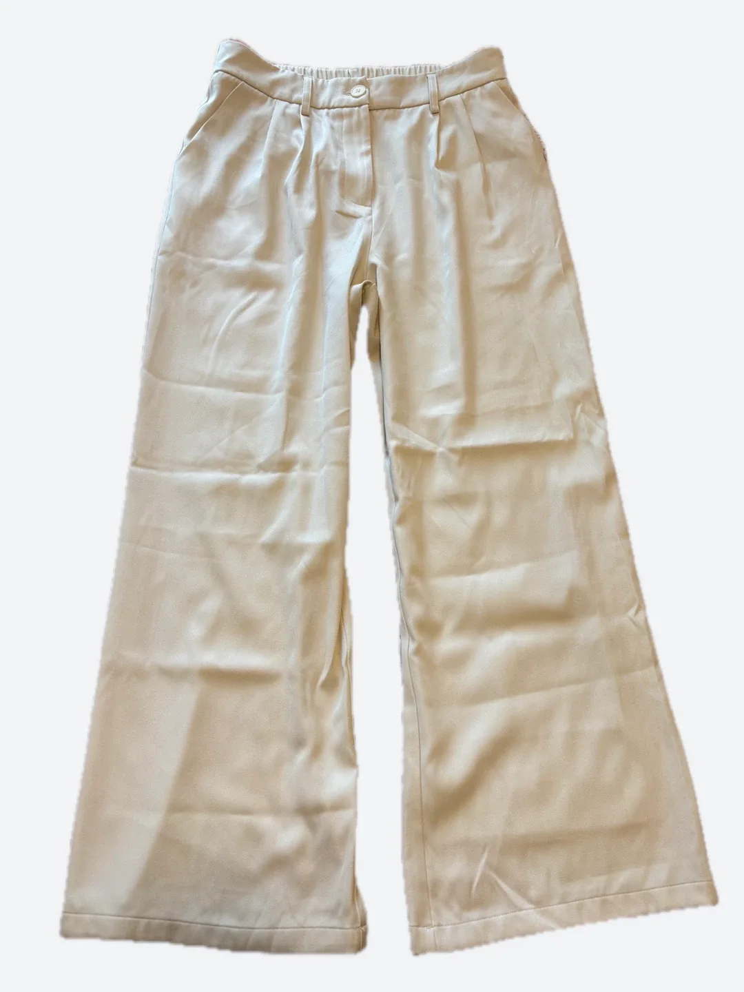 High Waisted Wide Leg Trousers - Size 12 thumbnail
