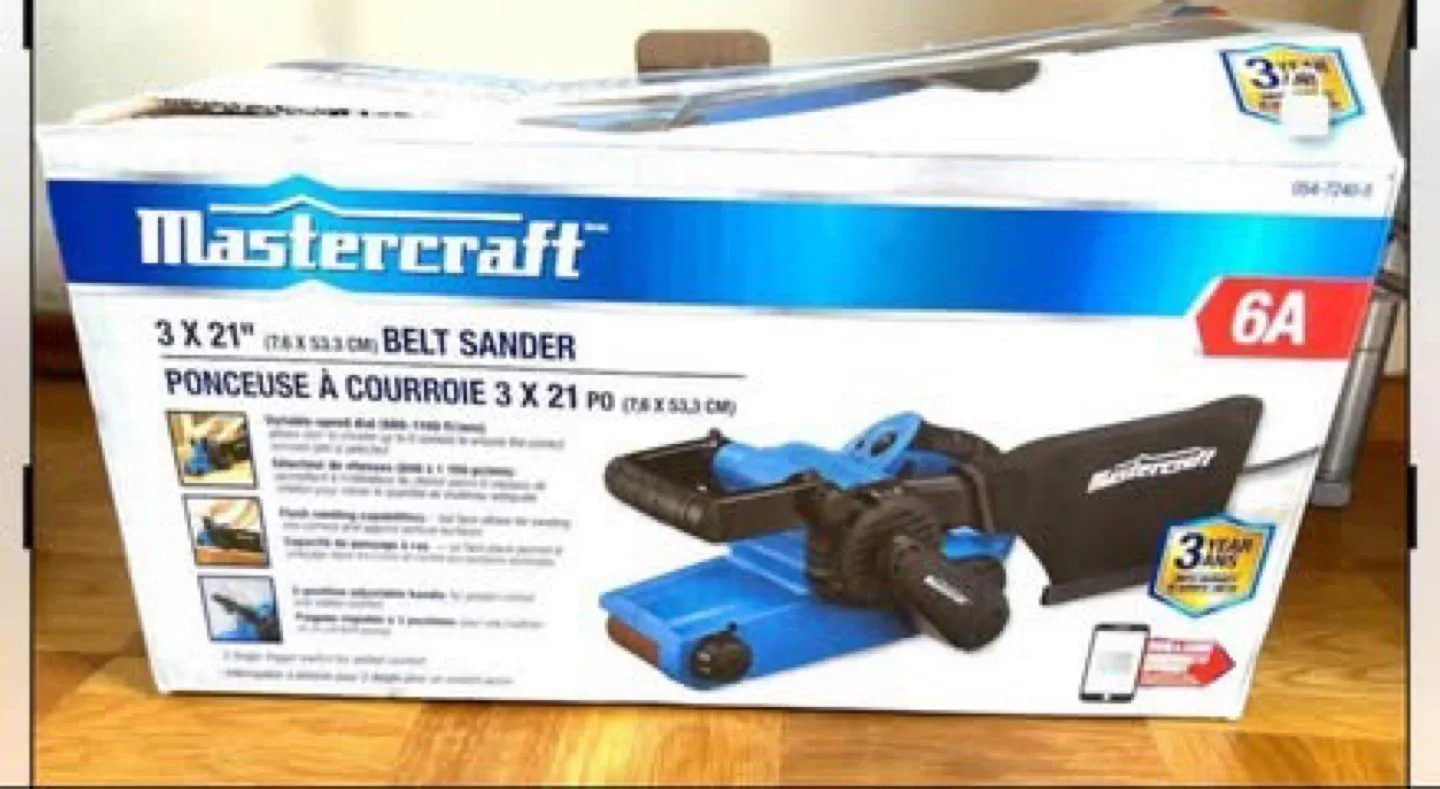 Mastercraft 3 x 21" Belt Sander image indicator(2)