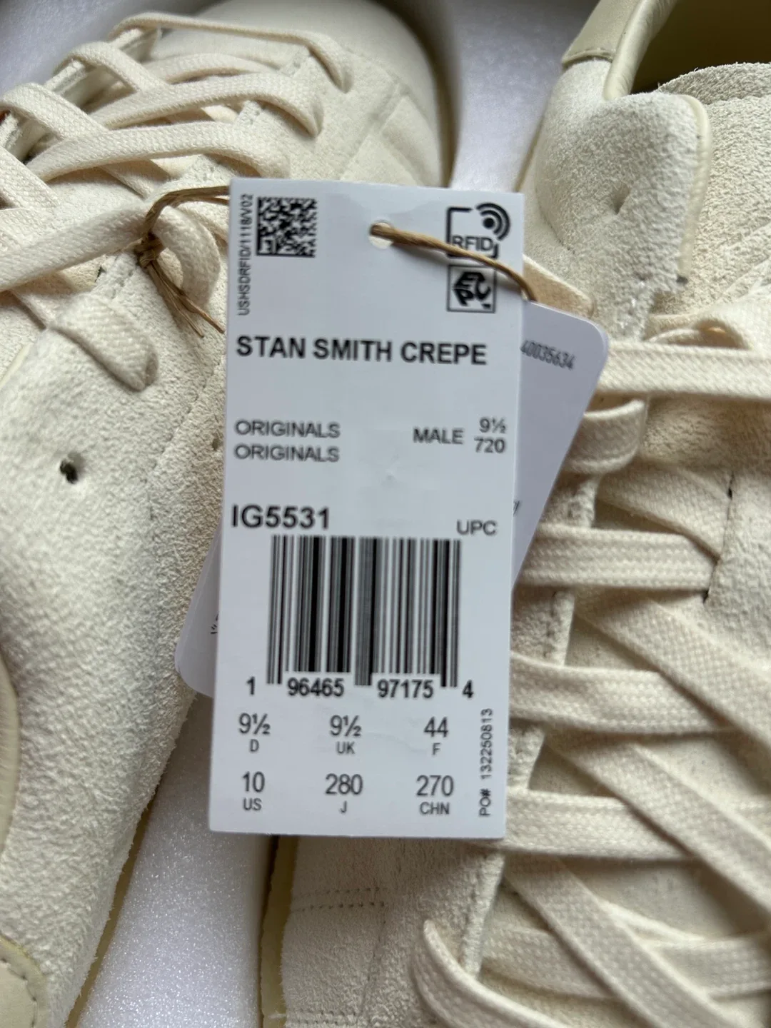 Adidas Stan Smith Crepe - Size 10 Men's) image indicator(3)