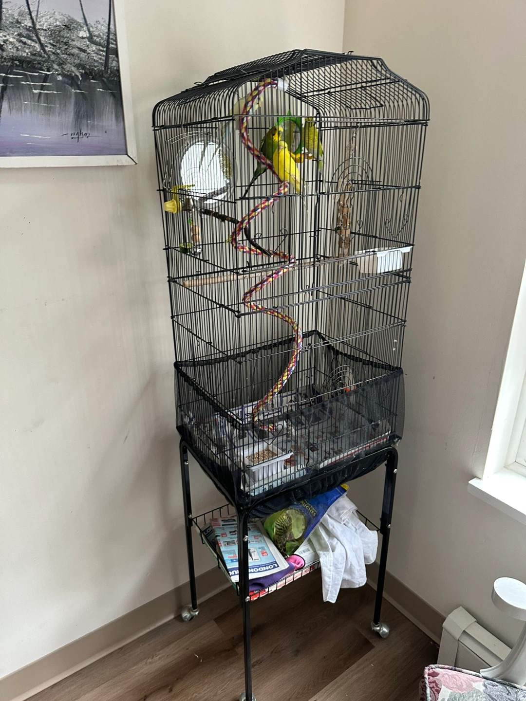 Bird Cage with Stand - photo 3