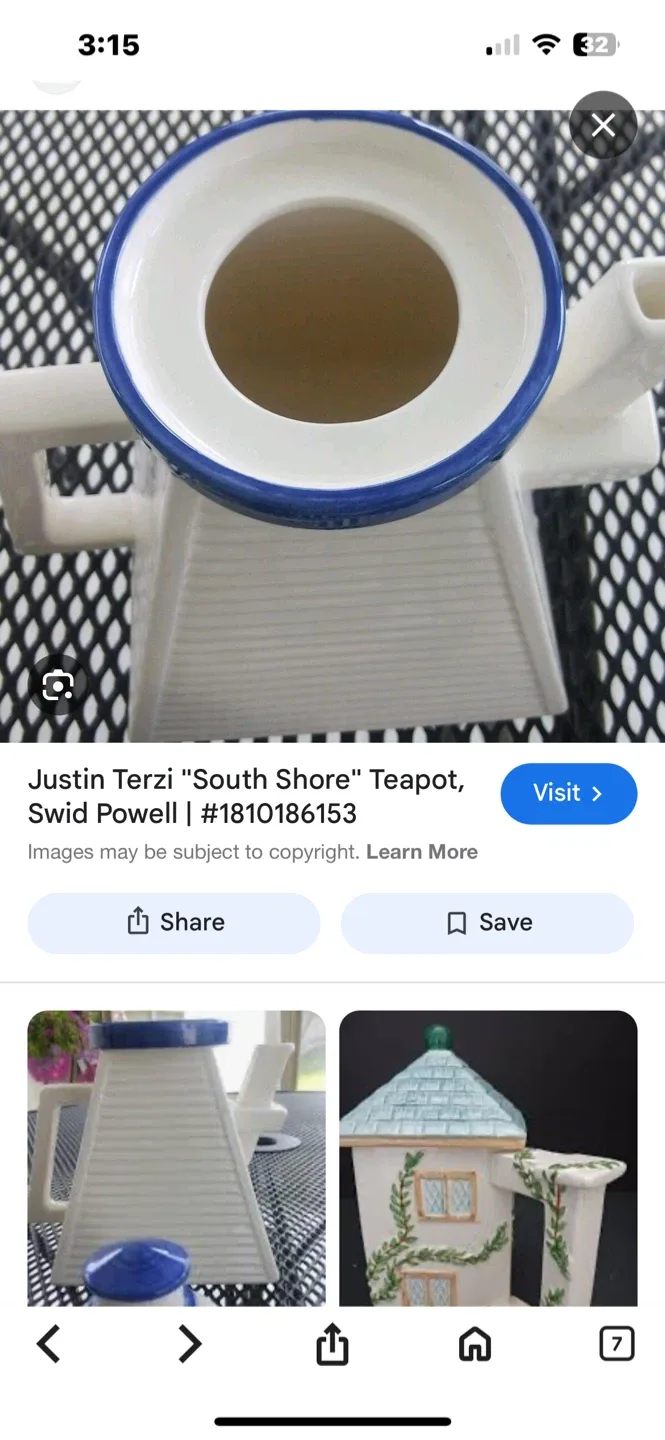 SWID Powell Justin Terzi “South Shore”’ Teapot image indicator(7)