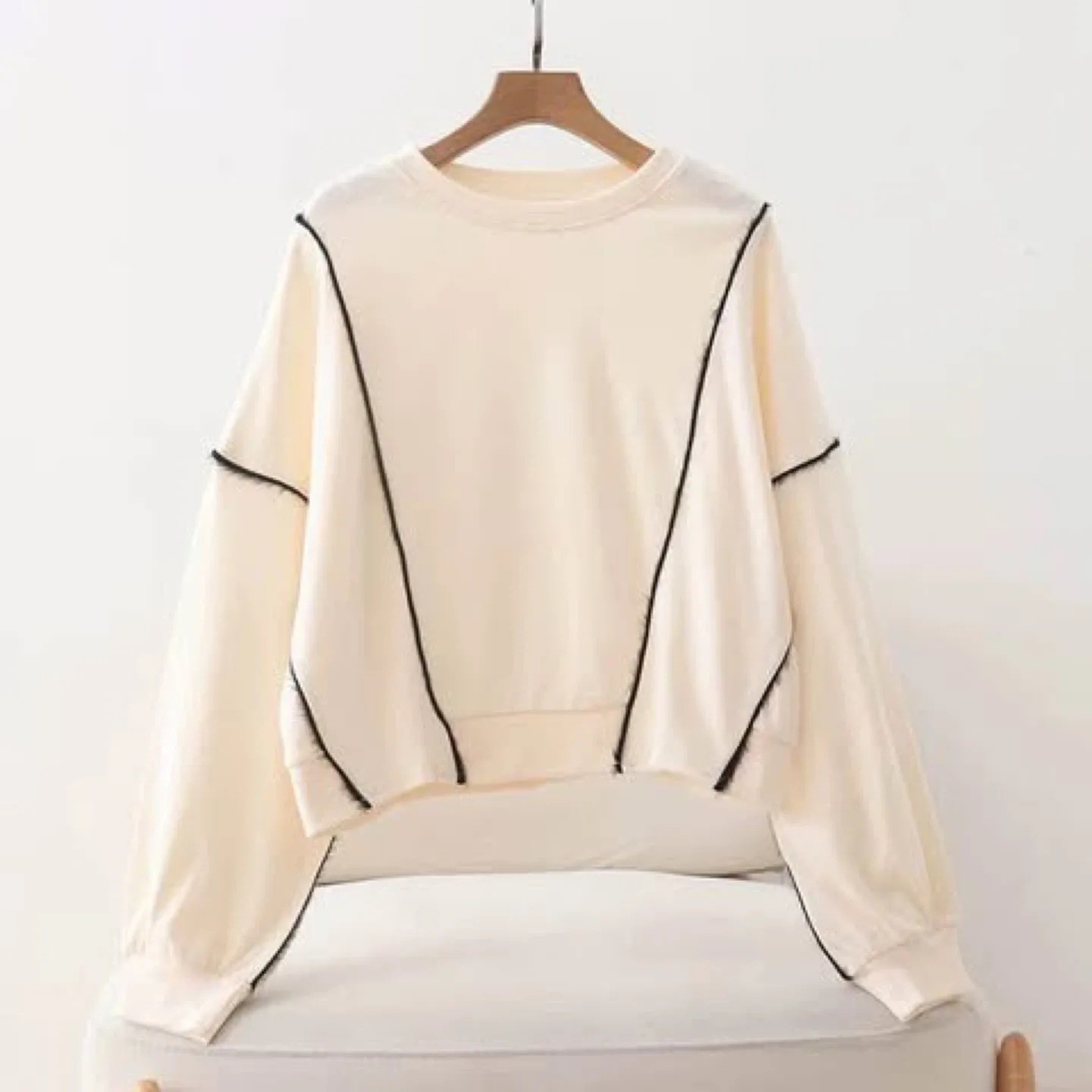 ⭐️SALE⭐️100% New Japanese GRL Women Cream Long Sleeve Sweater thumbnail
