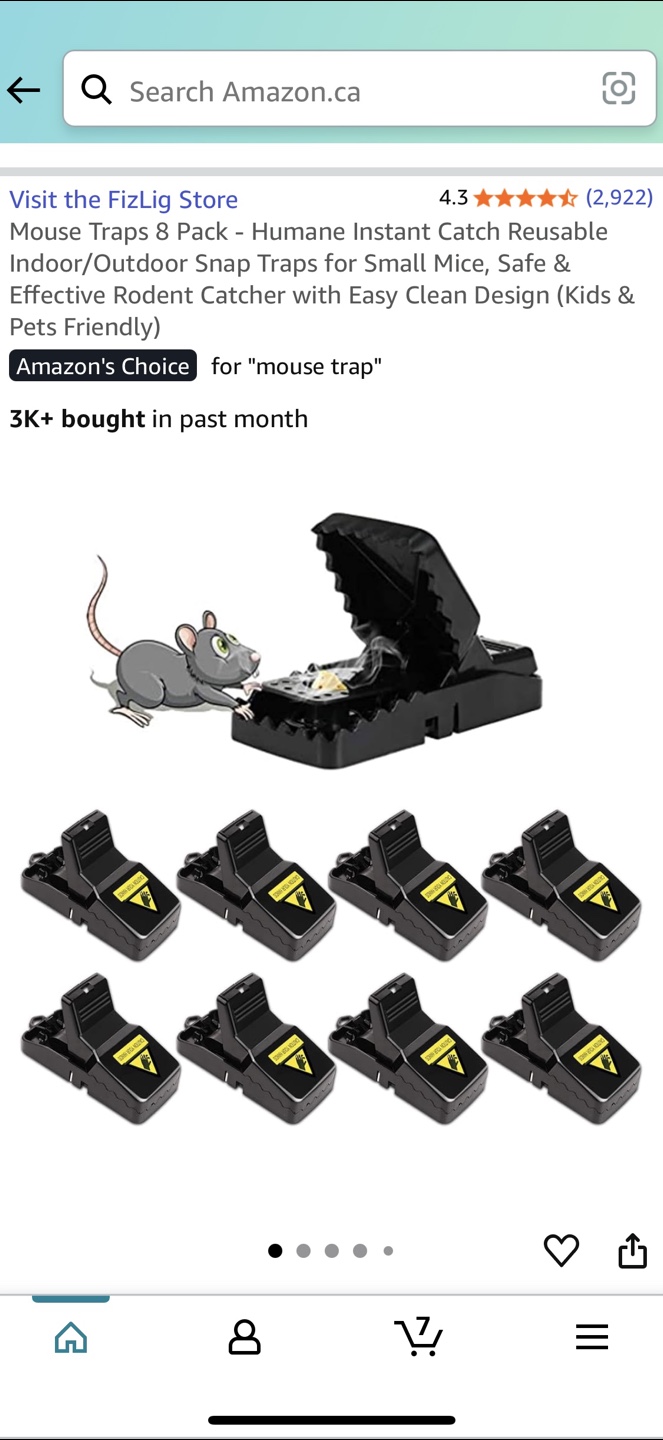 Mouse Traps - set of 4 - photo 3