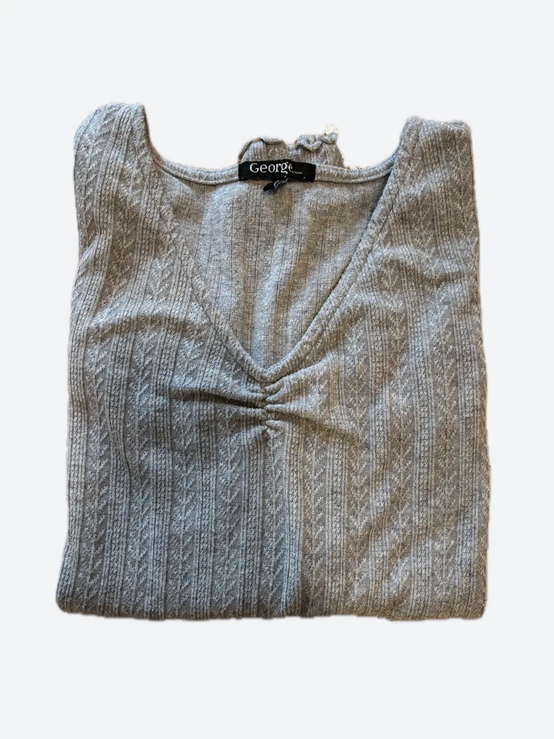 Grey Long Sleeve Top - Size M image indicator(2)