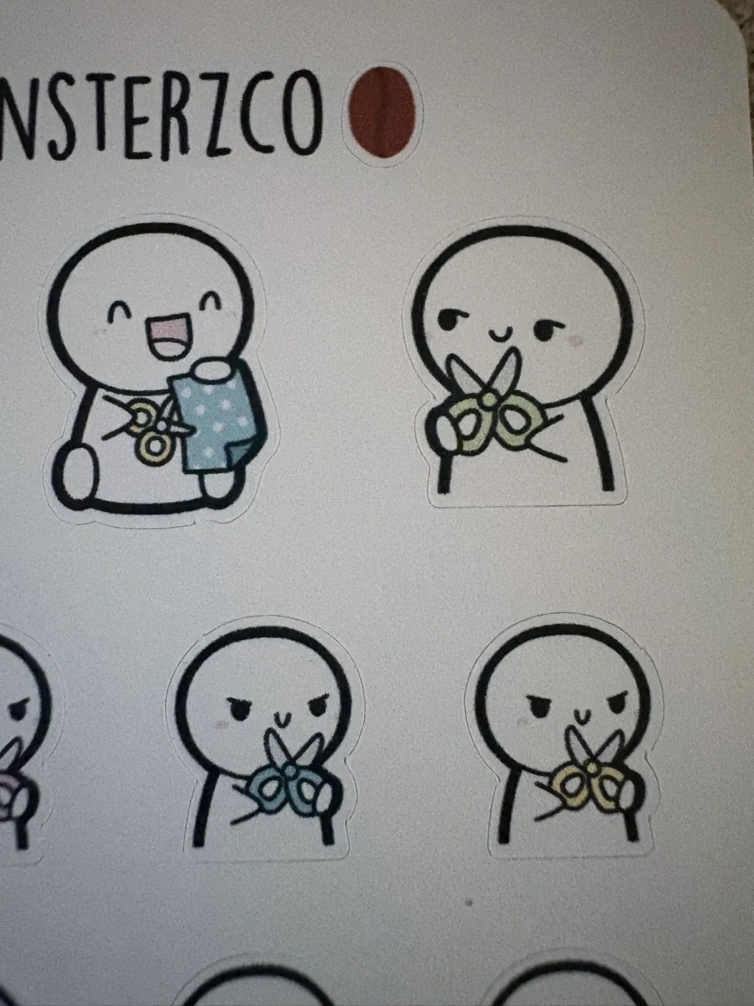 The Coffee Monsterz Co Stickers (TCMC) - A Crafty Ideas Emotis image indicator(4)