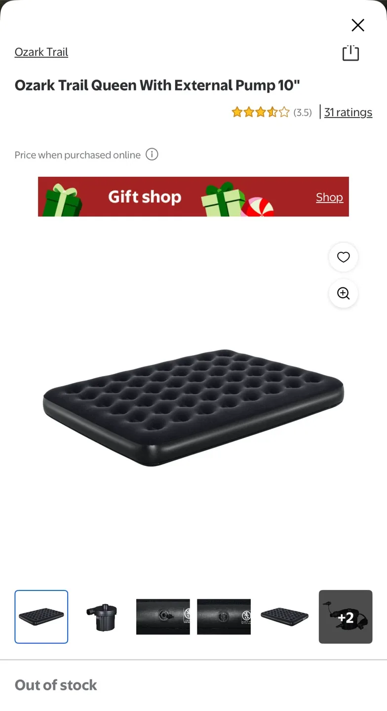 Ozark Trail Queen Airbed with AC Pump - New image indicator(2)