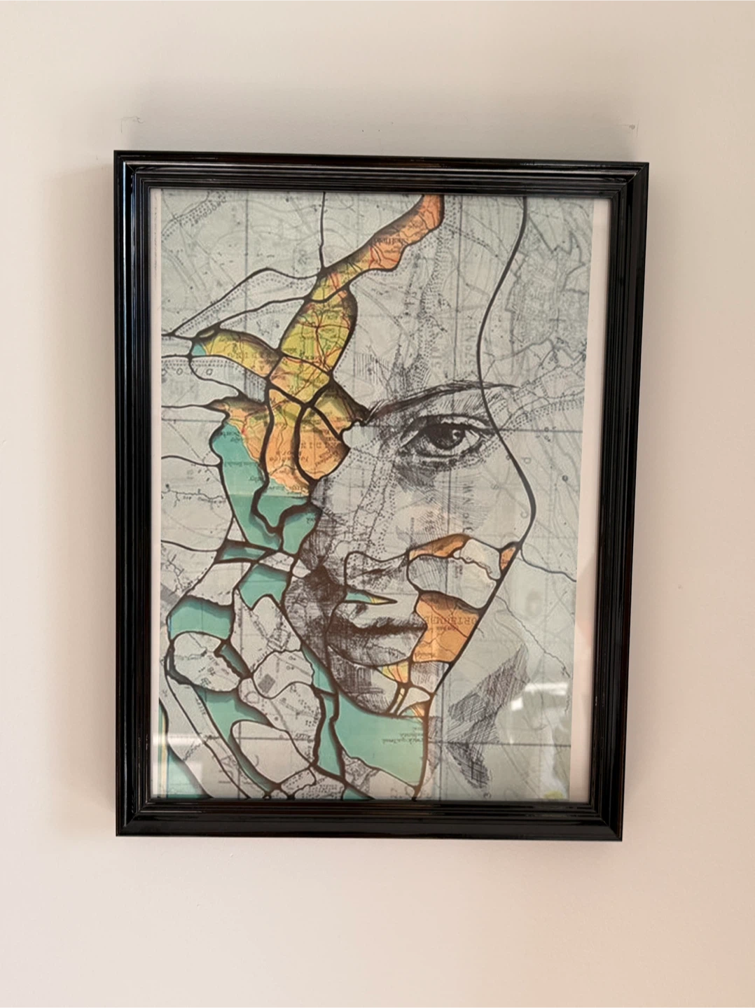 Map Portrait – Merged Identity
