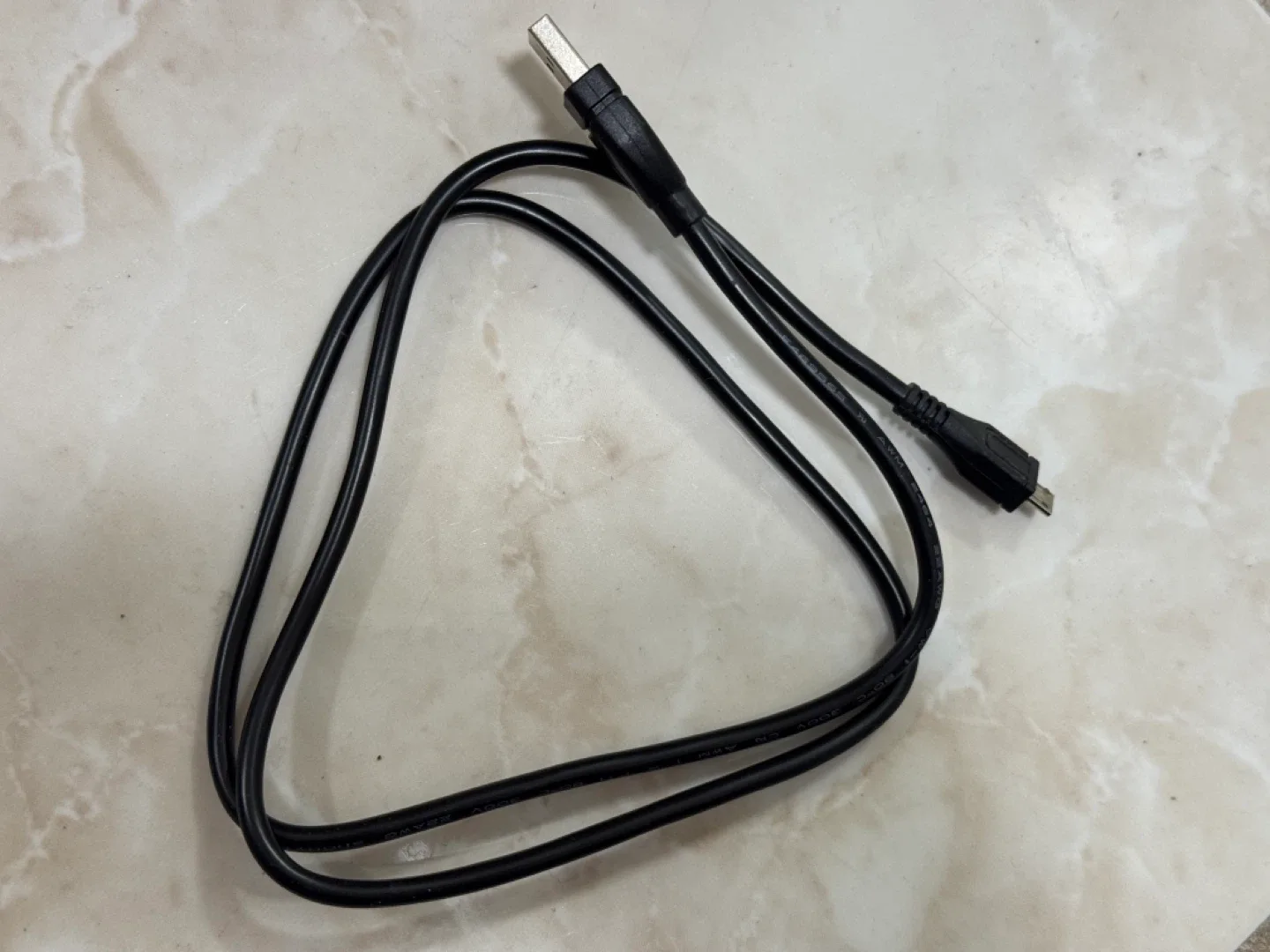 Black USB to Micro USB Cable thumbnail