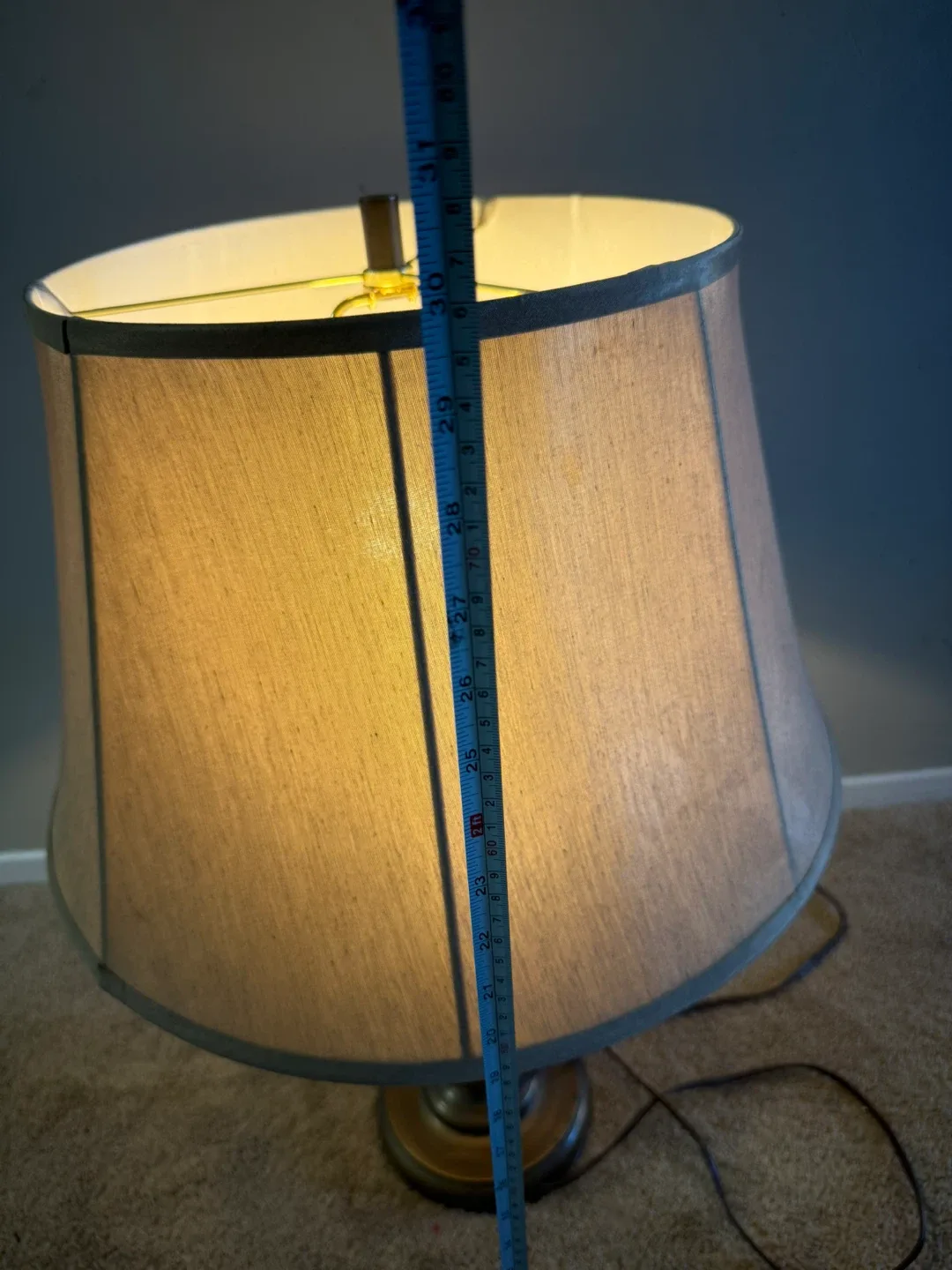 Bronze Hammered Table Lamp with Shade image indicator(3)