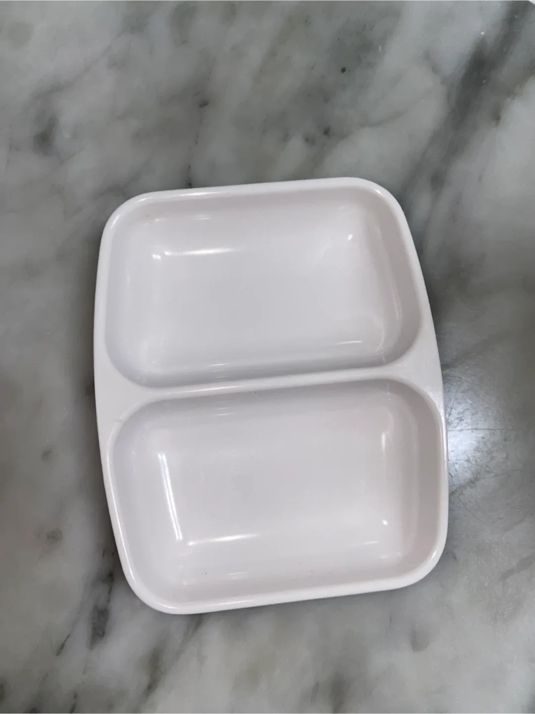 Small White Divided Dish image indicator(2)