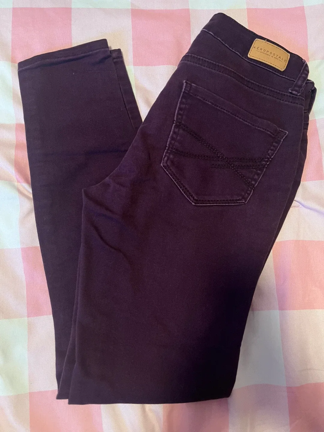 Aeropostale Dark Wash Jeans Size 000 image indicator(7)
