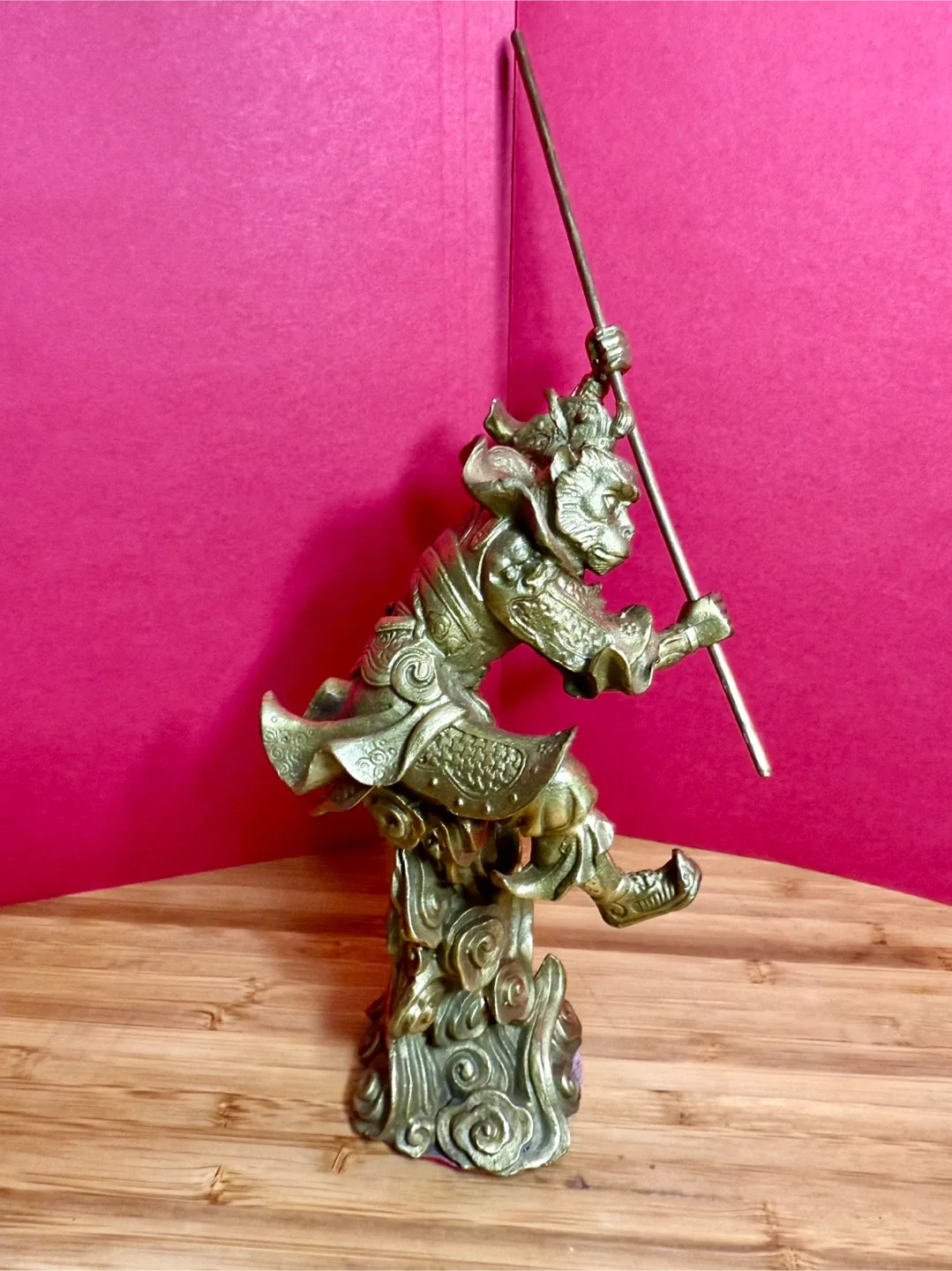 Sun Wukong Monkey King Bronze Statue with Staff image indicator(6)