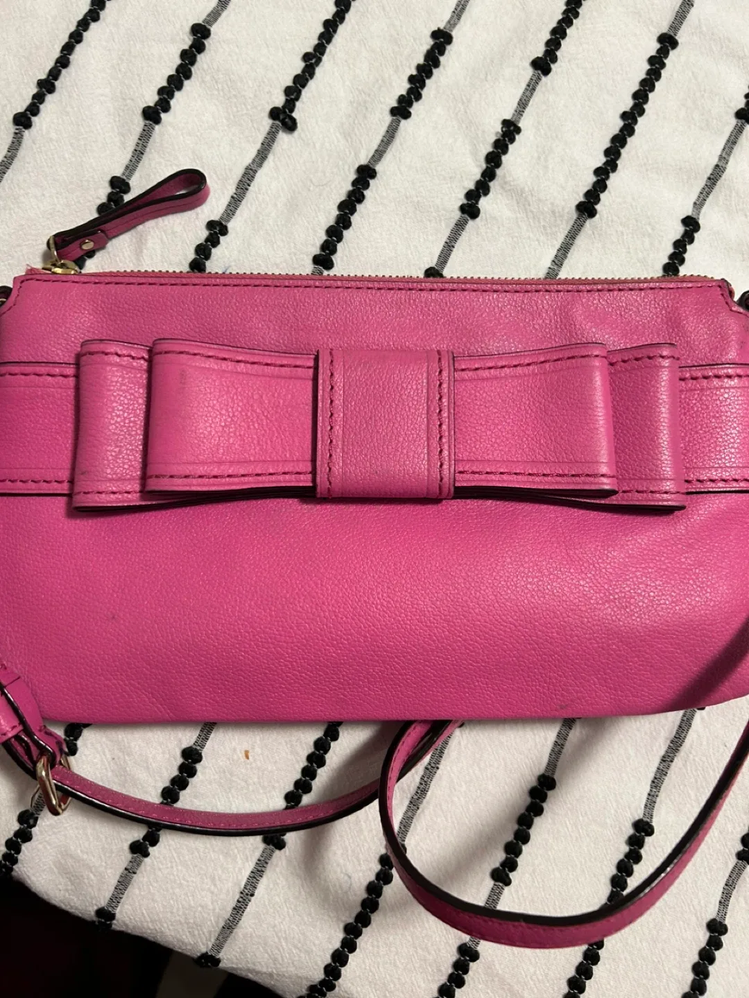 Kate Spade Pink Leather Crossbody Bag image indicator(3)