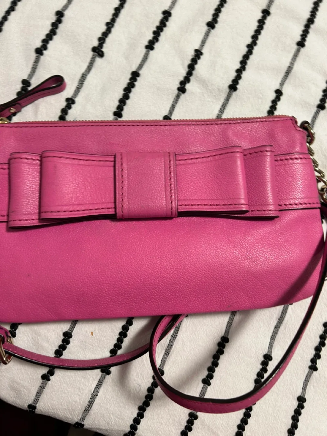 Kate Spade Pink Leather Crossbody Bag image indicator(2)