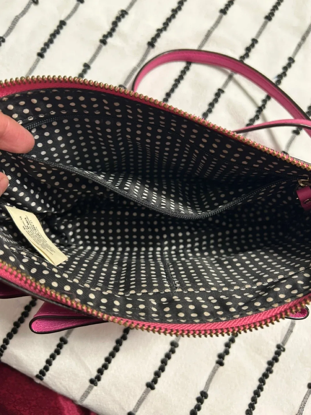 Kate Spade Pink Leather Crossbody Bag image indicator(5)