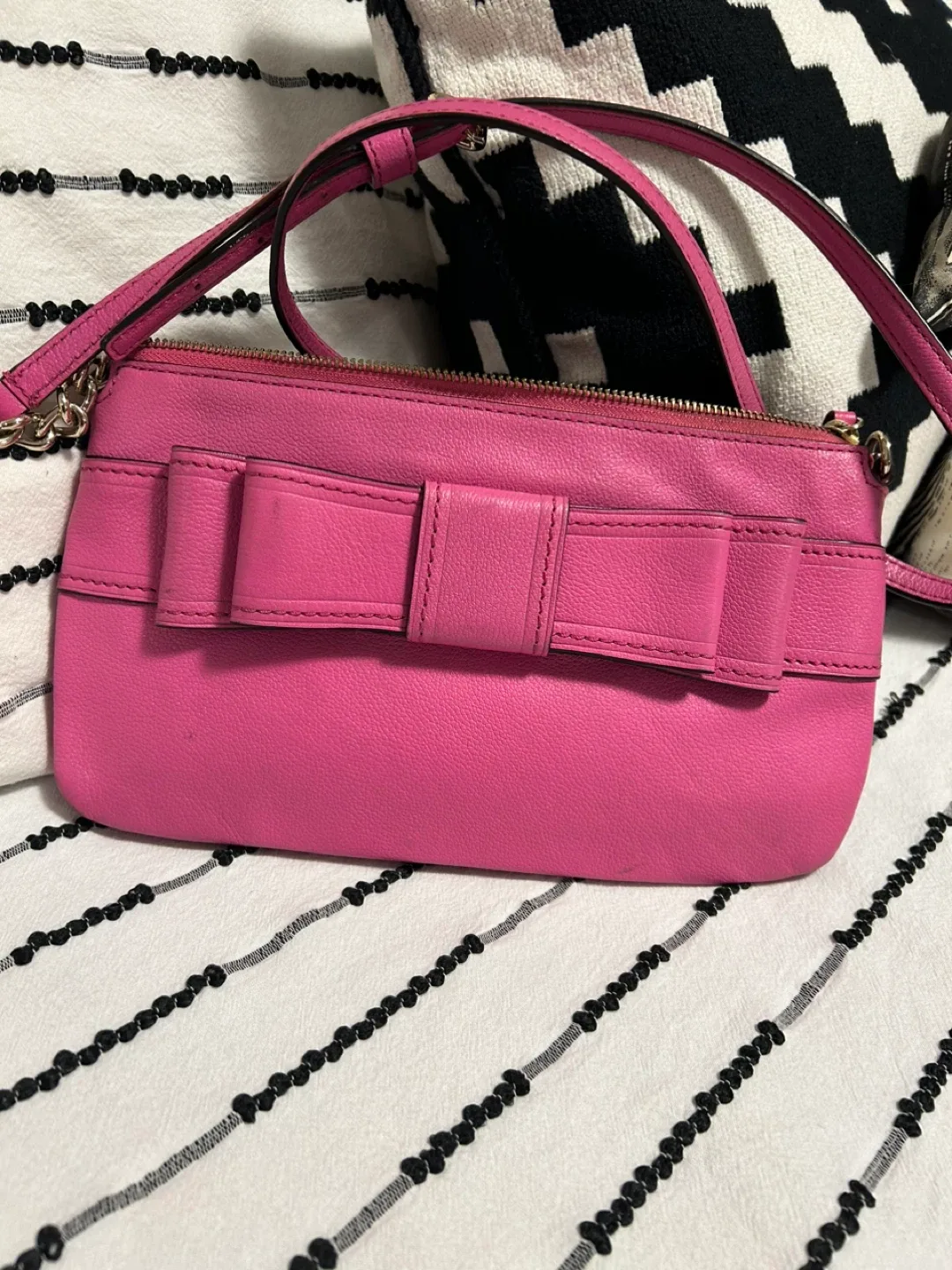 Kate Spade Pink Leather Crossbody Bag thumbnail