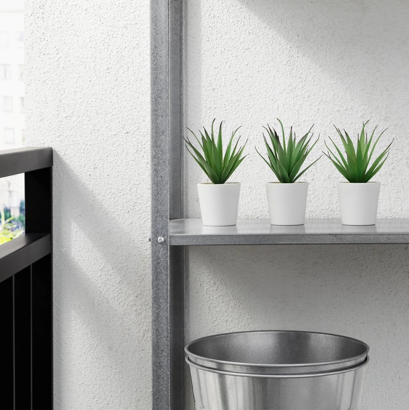 IKEA Artificial Potted Plants With Pot - Set of 3 - photo 2