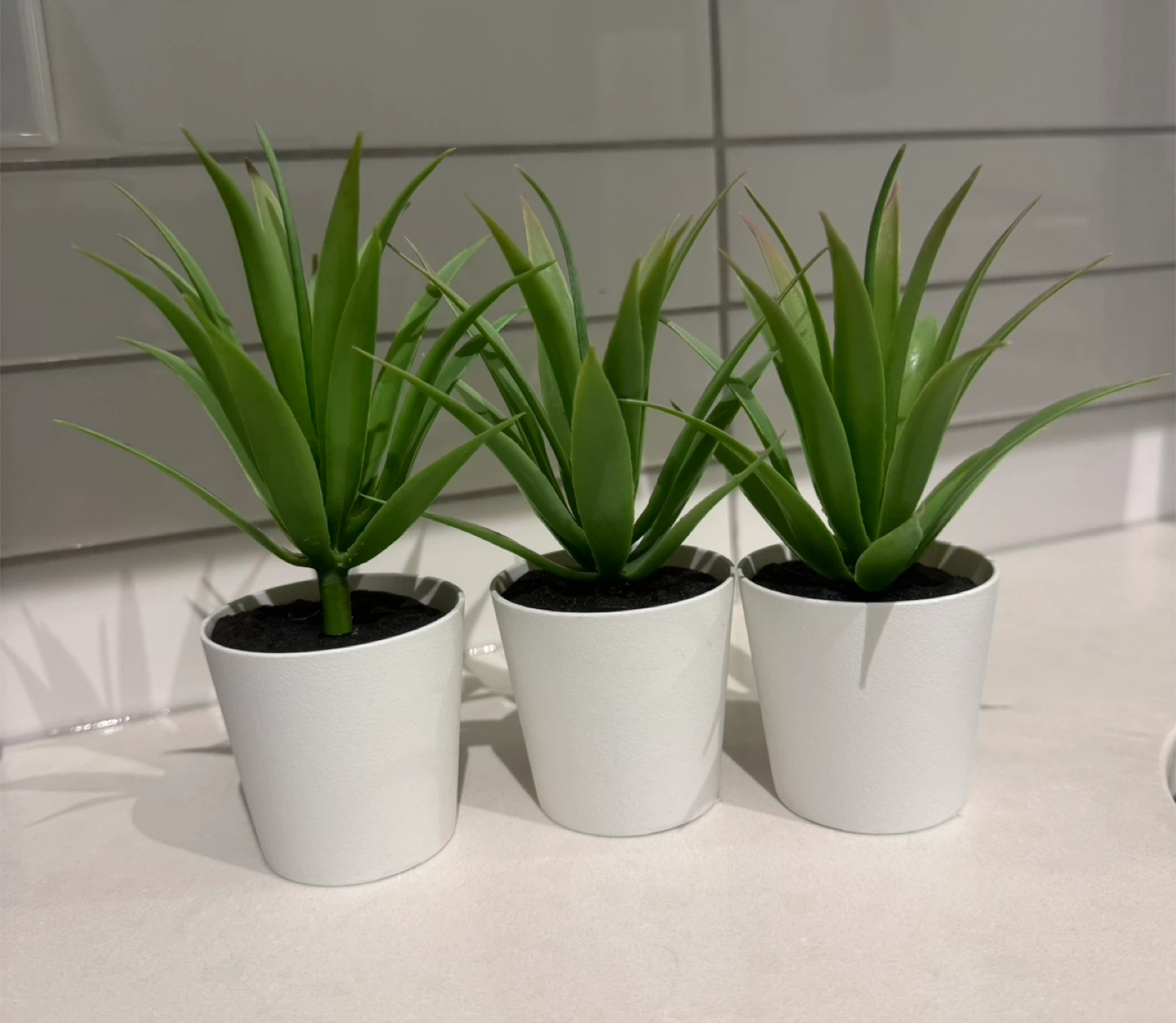 IKEA Artificial Potted Plants With Pot - Set of 3 - photo 3