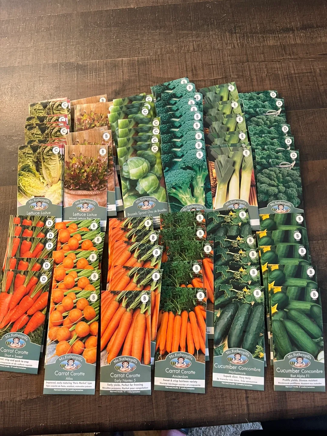 Mr. Fothergill's Vegetable Seed Packets image indicator(2)