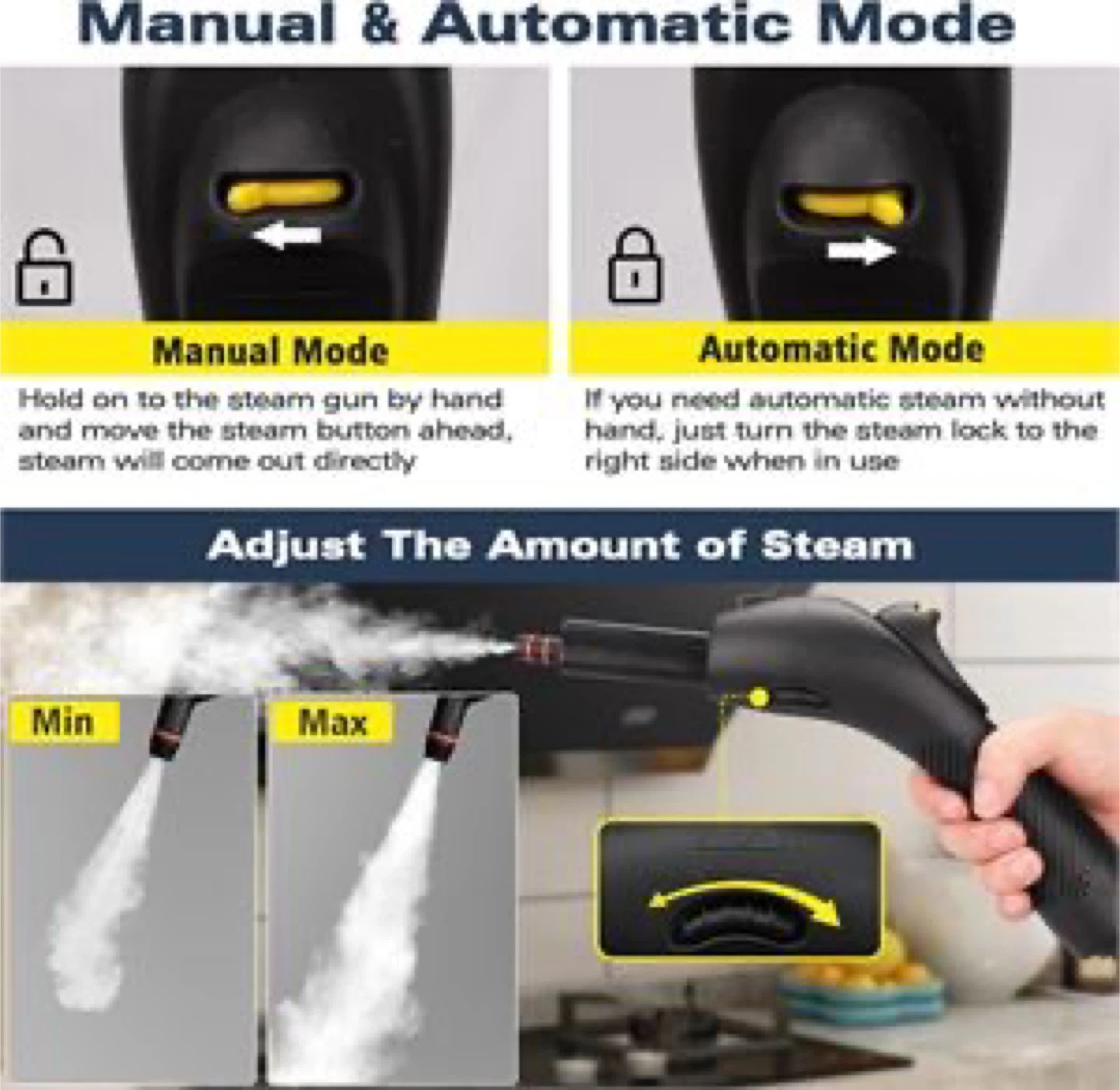 Waitbird Steam Cleaner with Accessories - photo 4