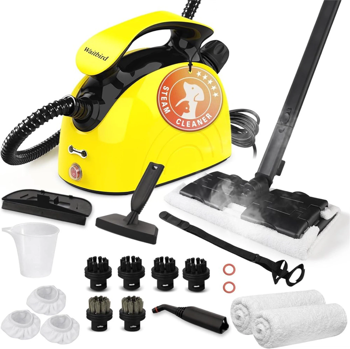 Waitbird Steam Cleaner with Accessories