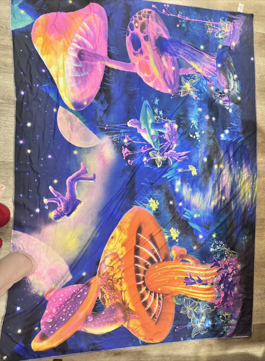 Mushroom Tapestry Wall Hanging - photo 3