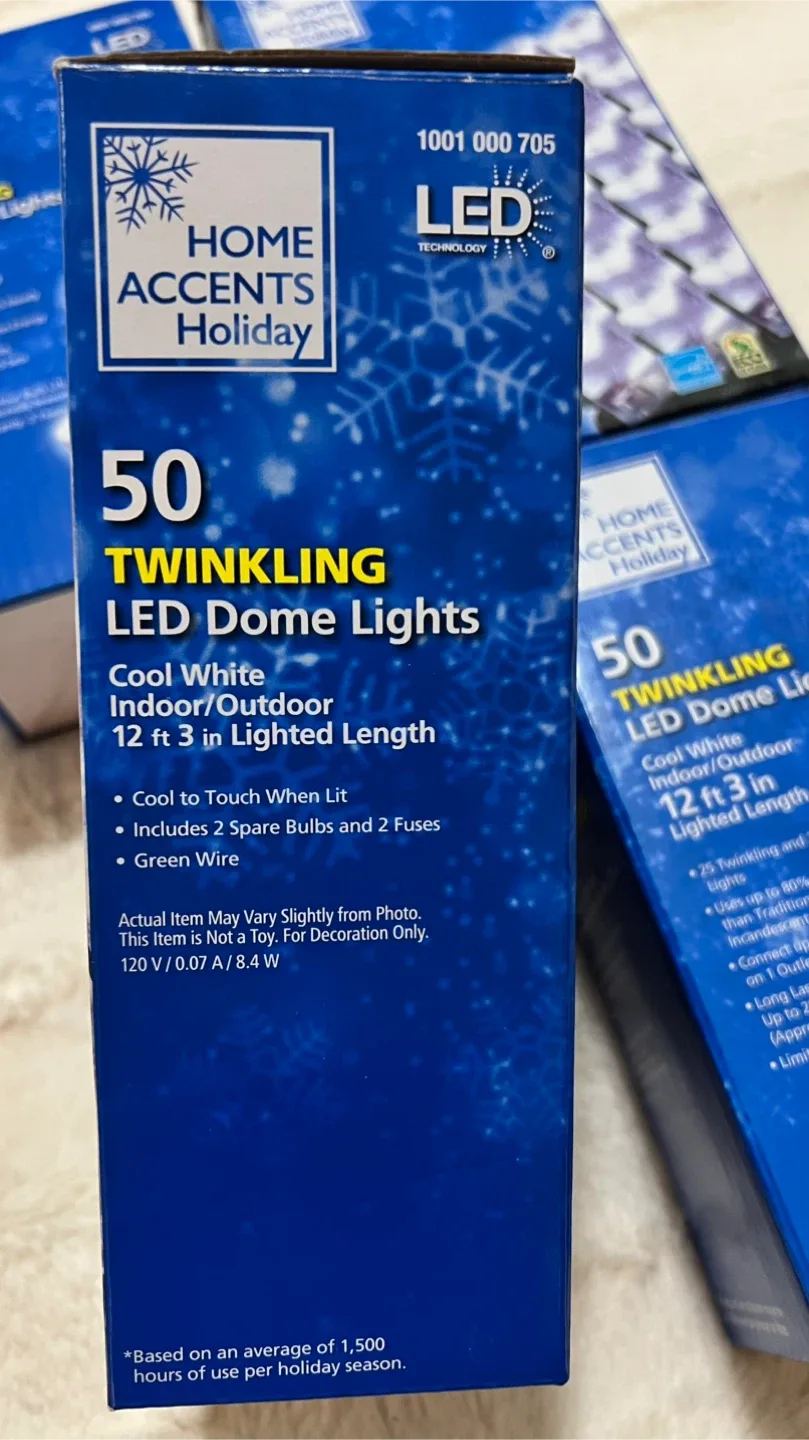 50 LED Twinkling Dome String Lights - 4 boxes image indicator(2)