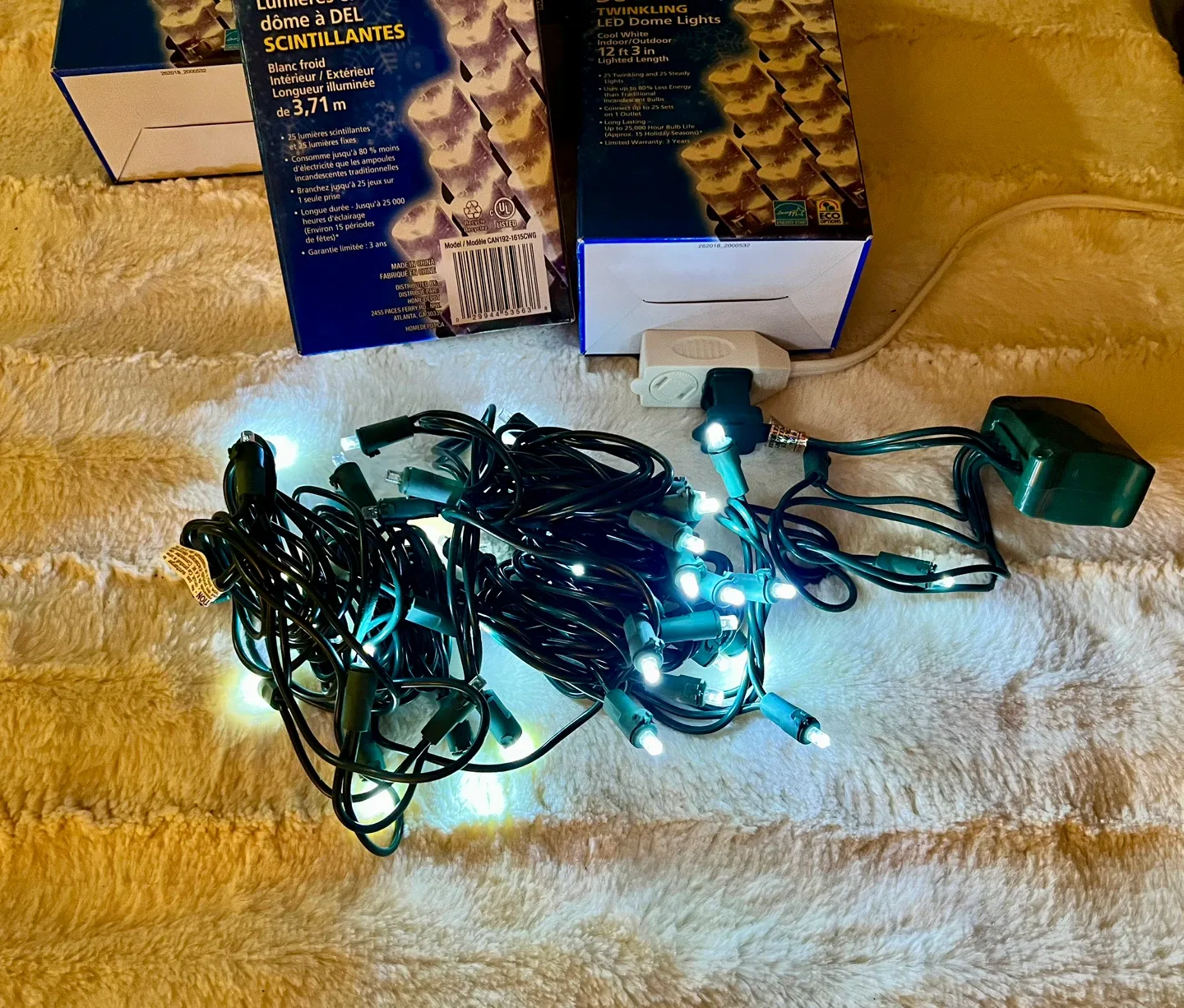 50 LED Twinkling Dome String Lights - 4 boxes image indicator(4)