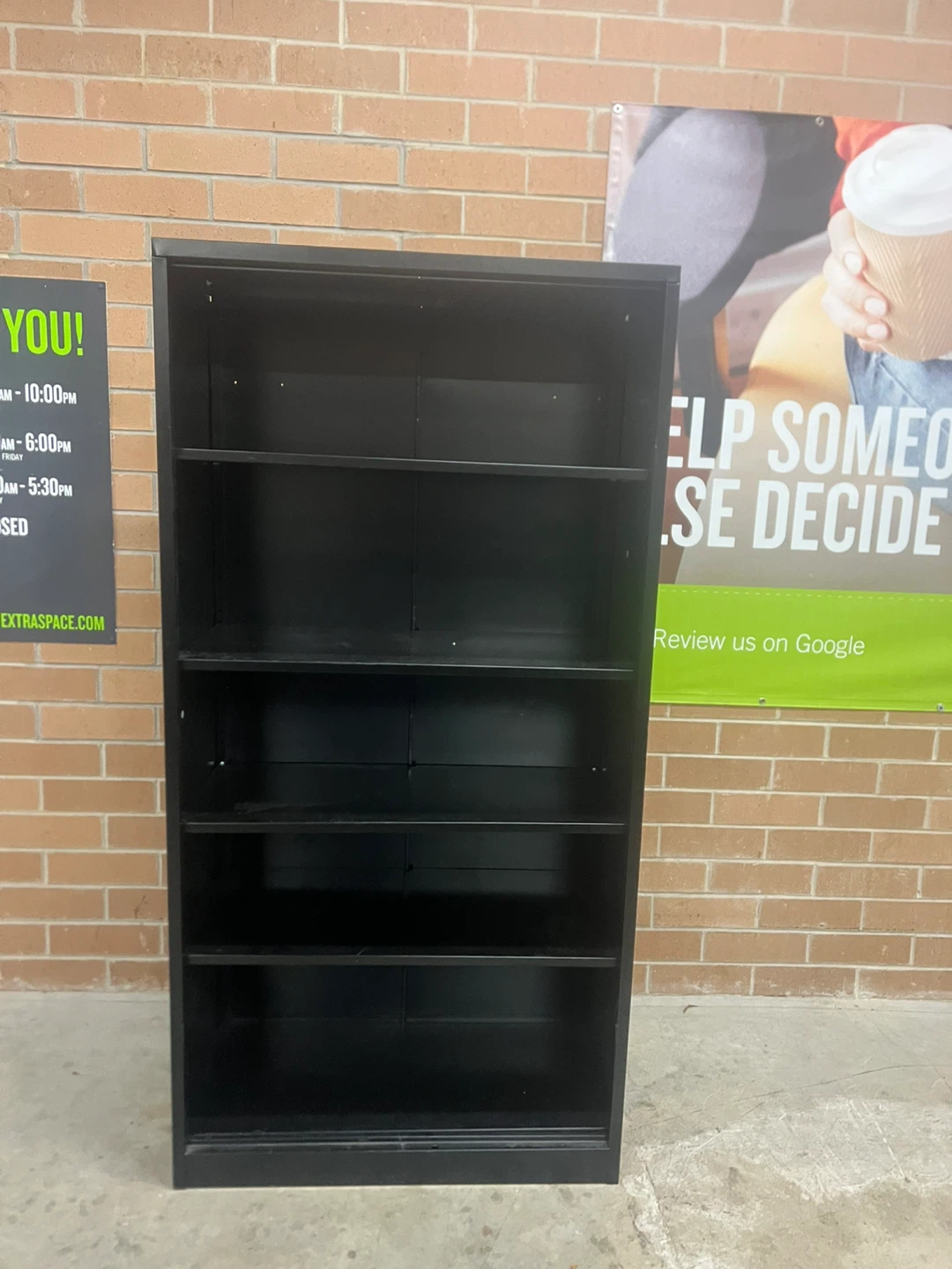 Black Metal Bookshelf