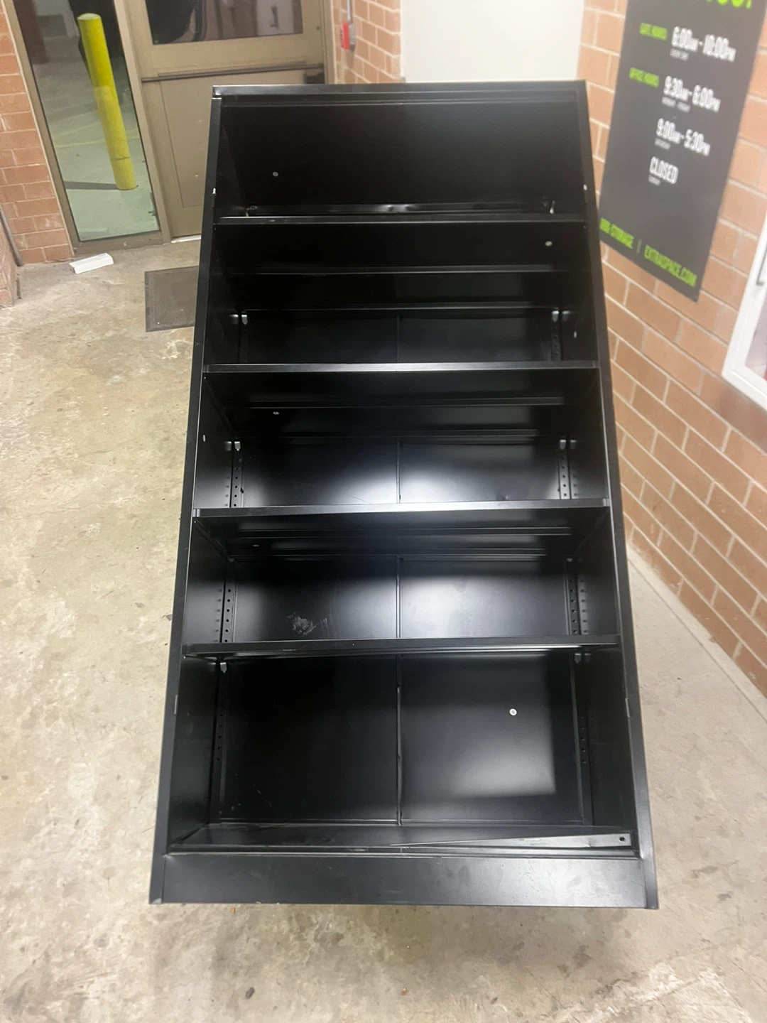 Black Metal Bookshelf - photo 2